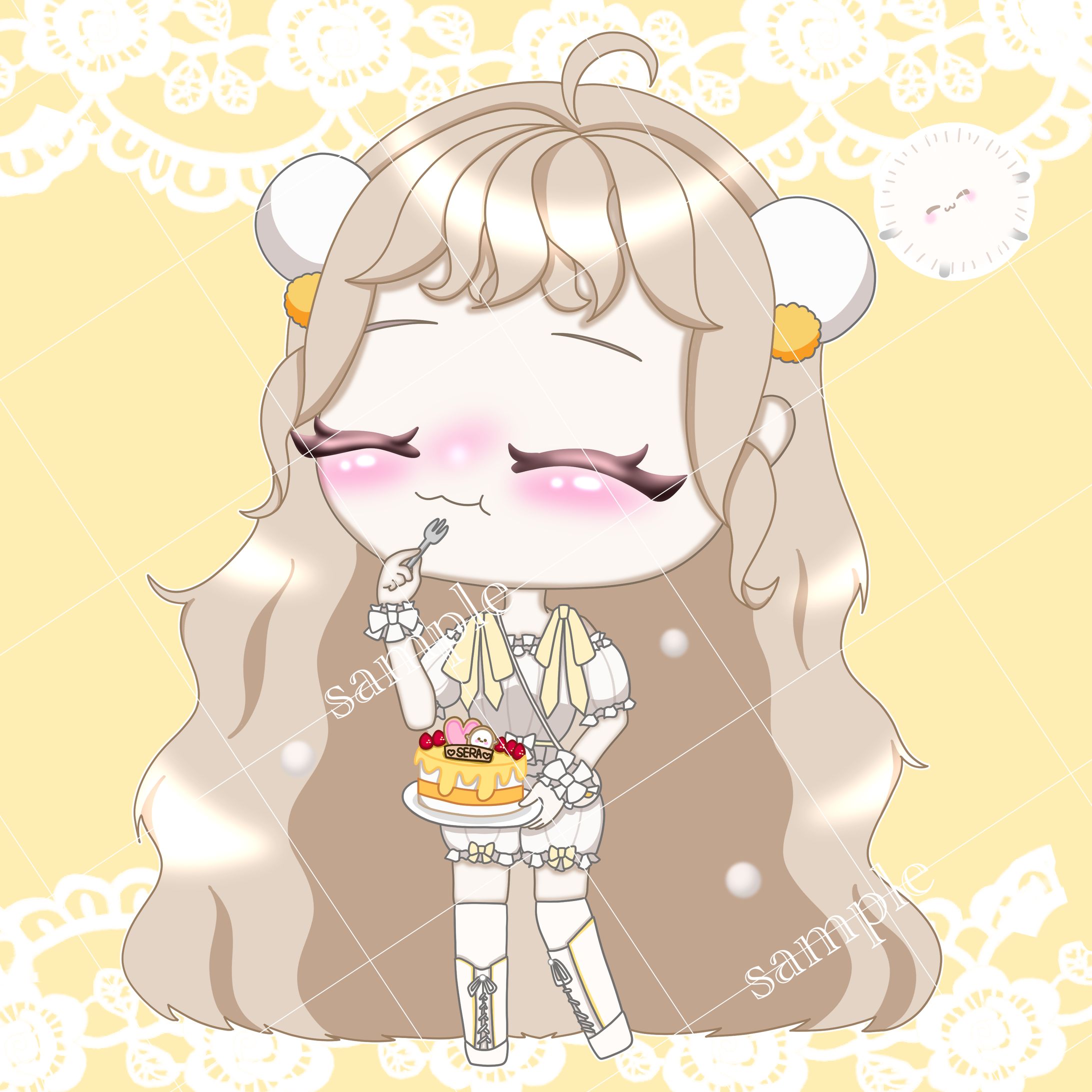 けせらせら様　ミニキャラ全身イラスト-1