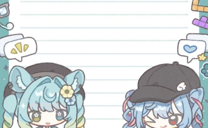 メモ帳風イラスト