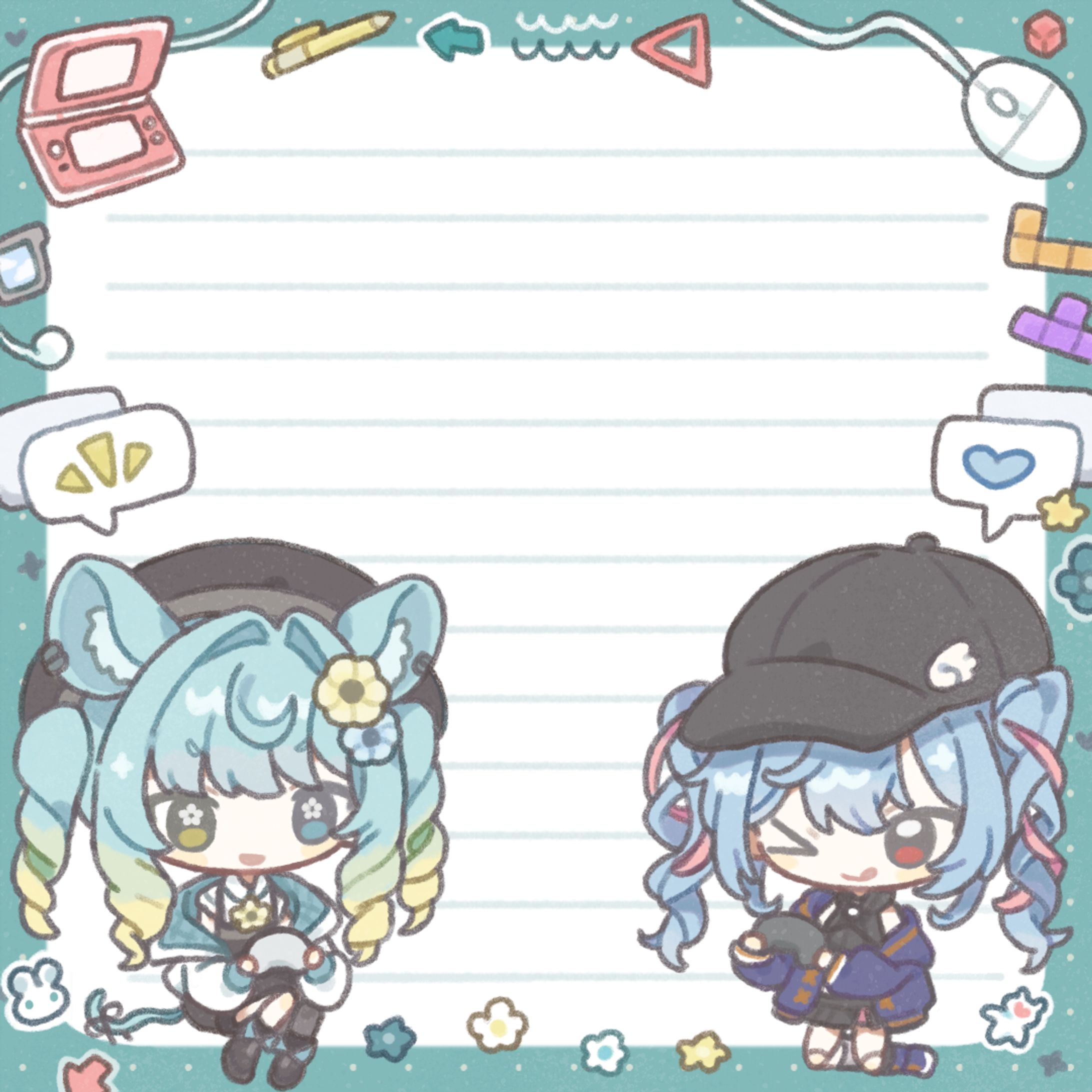 メモ帳風イラスト-1