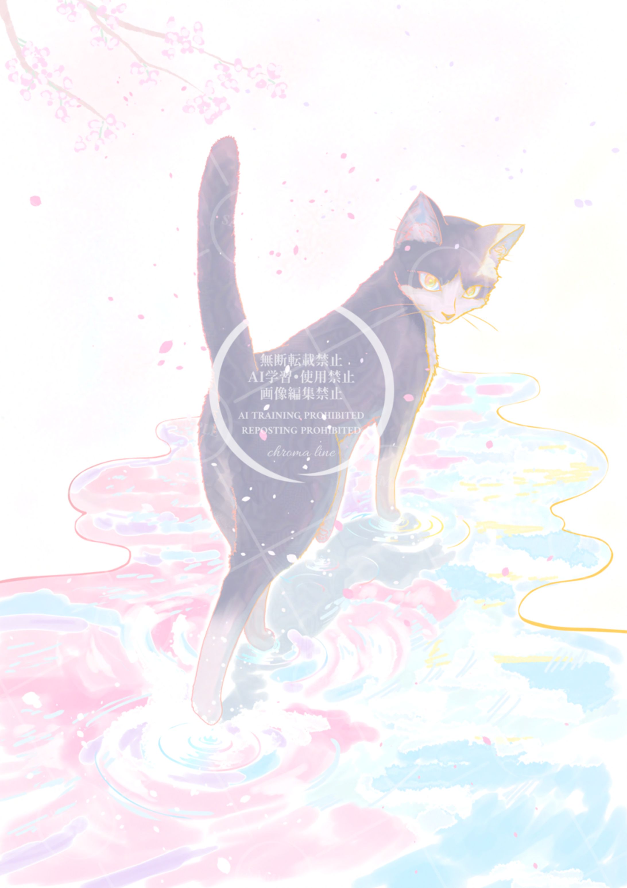 Maguneko＿cherry blossoms２-1