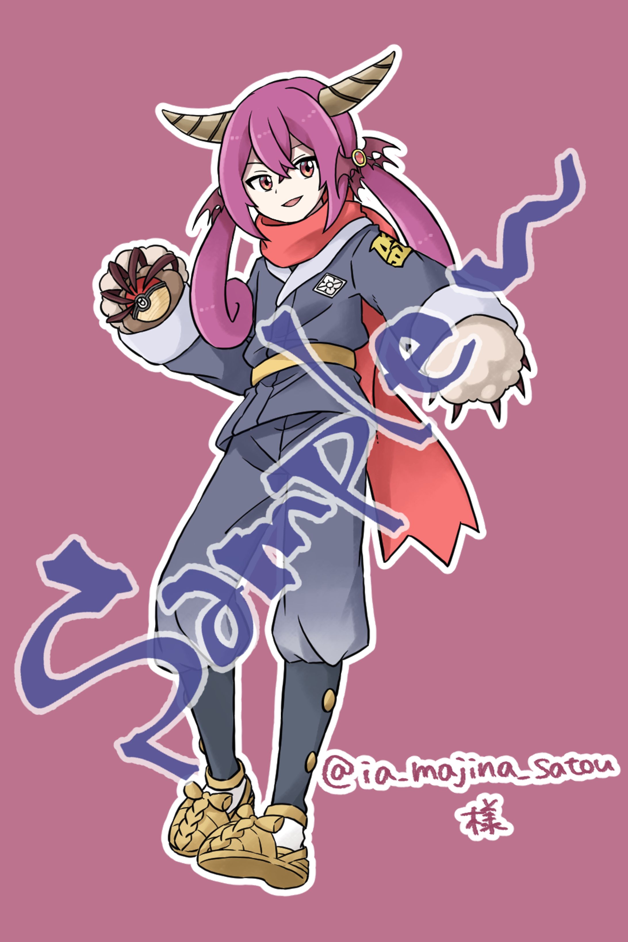 ポケトレ風イラスト_ご依頼2
