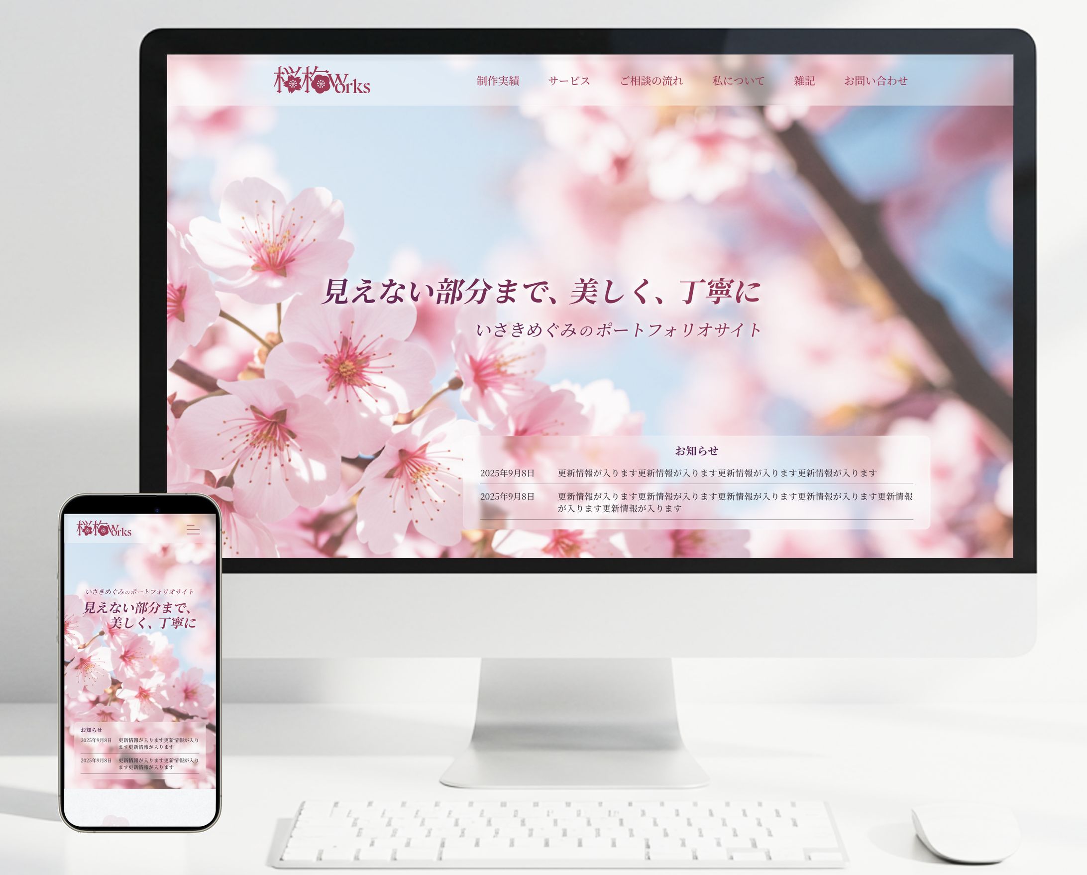 webコーダーさんのポートフォリオサイト-1