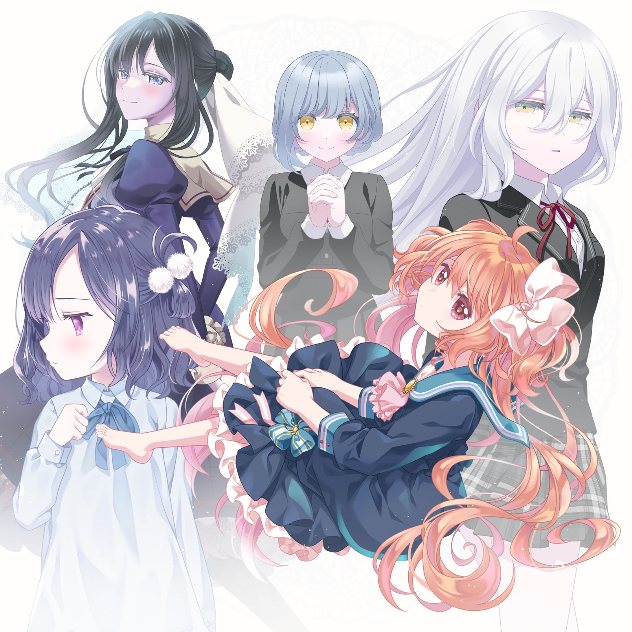 女の子イラスト：綺麗系-1
