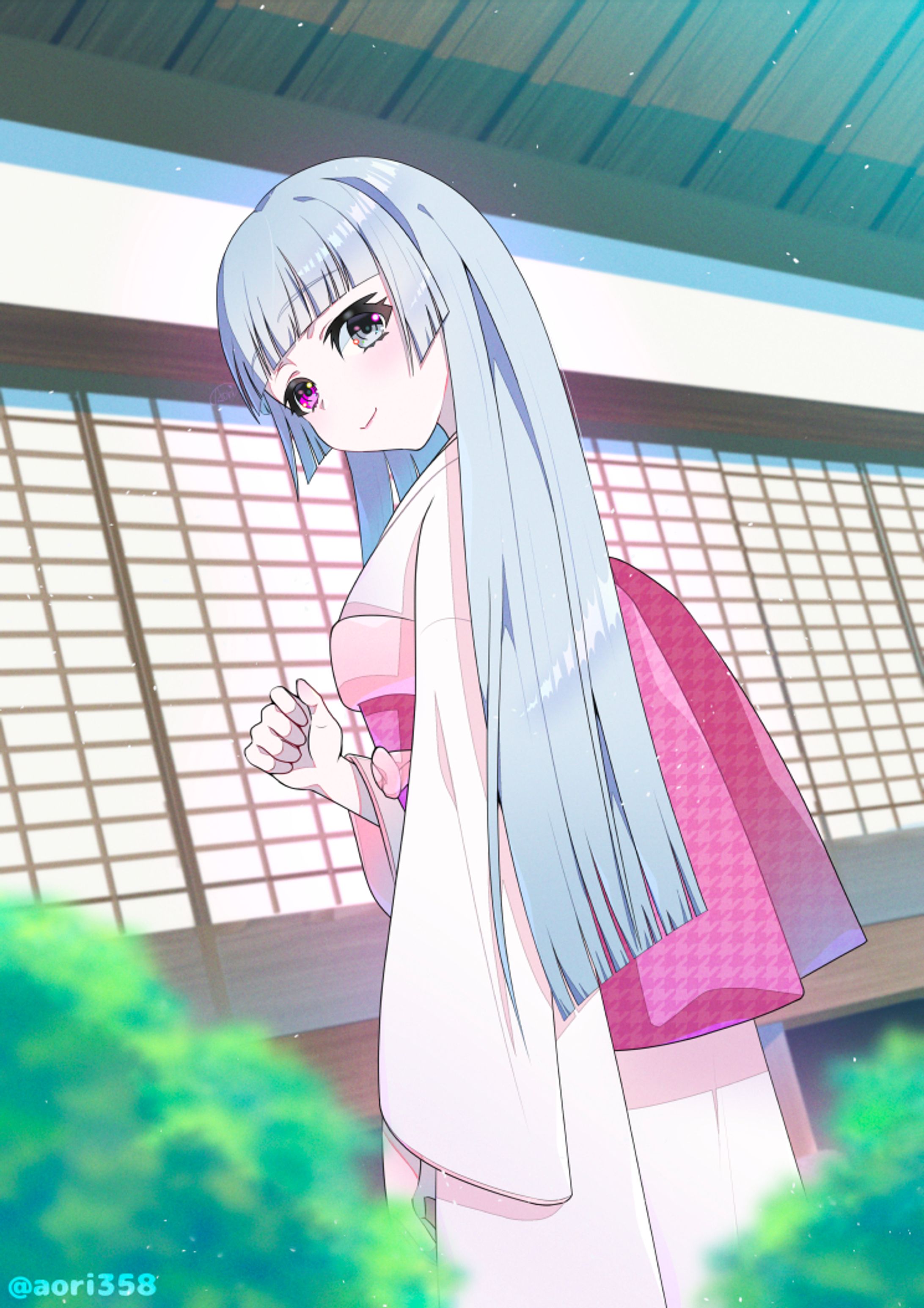 着物女子-1