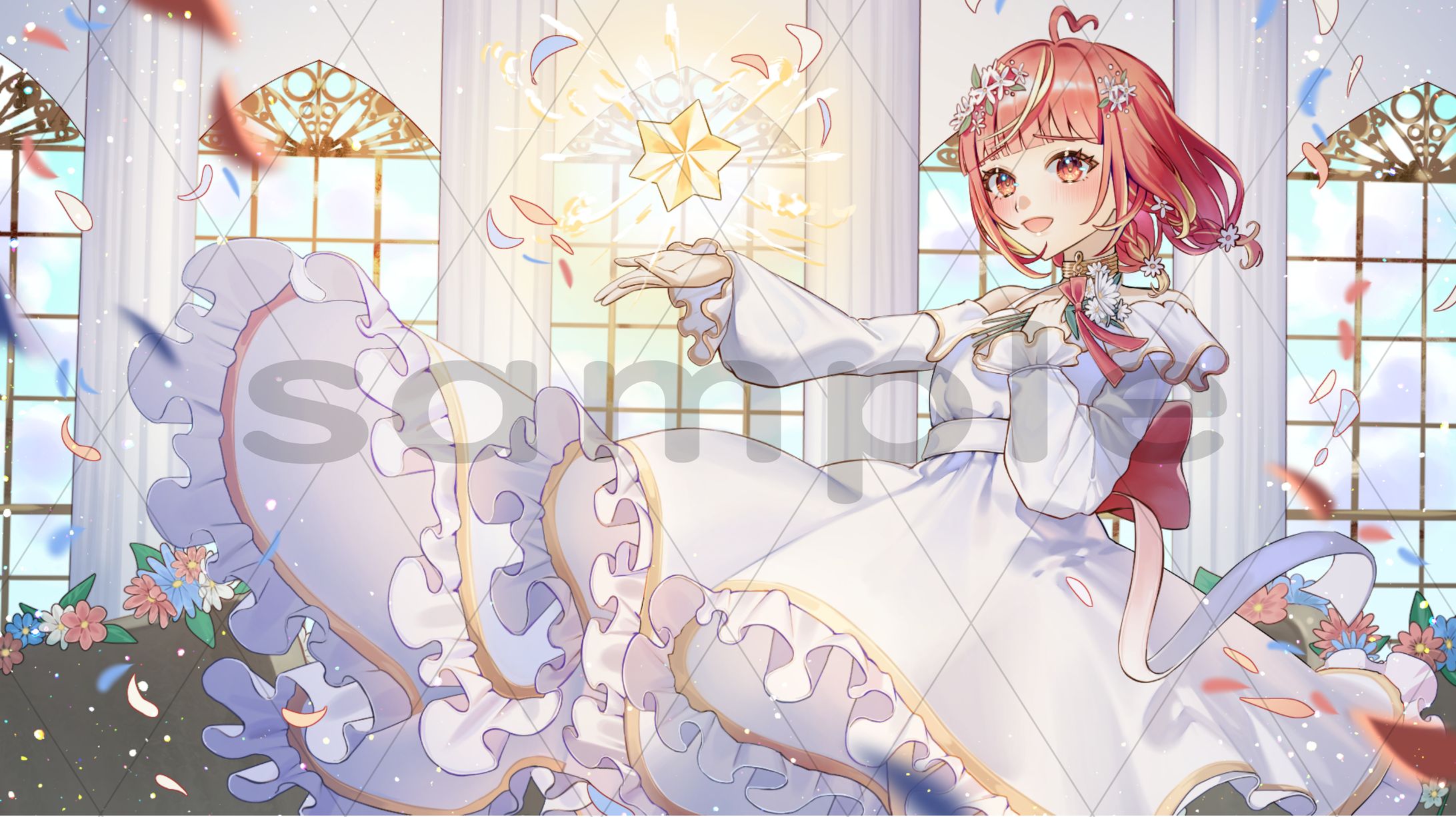 音透星様/お誕生日イラスト-1