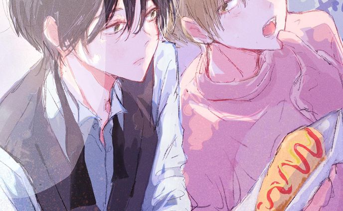 文化祭サボり組🐇🐇

.
今日はレンズ付きの伊達メガネ装着してます👓
この子は、色々見えすぎちゃうと疲れるので、伊達眼鏡があると少し周りが見えにくくなる気がして、伊達眼鏡をよくしています（この子が誕生してから描いてたら妄想で決まった）

.

アンケートご協力ありがとうございました！
この構図できた後に、服装悩み始めて皆様に助けを乞いました🙇🏻‍♀️✨
ちゃんと衣装見えてる絵も描きたい✨

.

.

🕊ひとりごと🕊
ラフを丁寧に描いたりしてるうちに完成まで20時間近くかかってました。（結構時間かかった、、と思ったけど、全身立ち絵をきちんと描くと塗りによっては1人10時間かかる気がするし、遅い、、くはない、、分からない）
物の配置をどうしたら良いのかなとか色々練っているうちに時間が経ってしまいました。
でも、もっと早く描こうと思えばできたし、もっと時間かけようと思えばラフの段階を増やしたり線画もっと整えられたかなと思います。人のラフの工程が少なかったので最後納得いかなくて時間かかってしまったたので、最初から色と面のラフに時間をかければ逆に早く終わったかもです。絵って楽しいけど難しいーーっ！！！！

.

#イラスト#いらすとぐらむ 
#男の子イラスト
#創作男子
#可愛いイラスト 
#黒髪男子
#金髪男子
#高校生イラスト
#文化祭
#青春フォトグラフ 
#青春イラスト 
#アオハル
#illust#illustration 
#painting
#artworks #有償イラスト
#プロクリエイト
#procreate

#插图 #插图画家 #藝術 
 #드로잉 #일러스트 #그림스타그램 
#drawing
#drawingart #illustrator
#絵が好きな人と繋がりたい