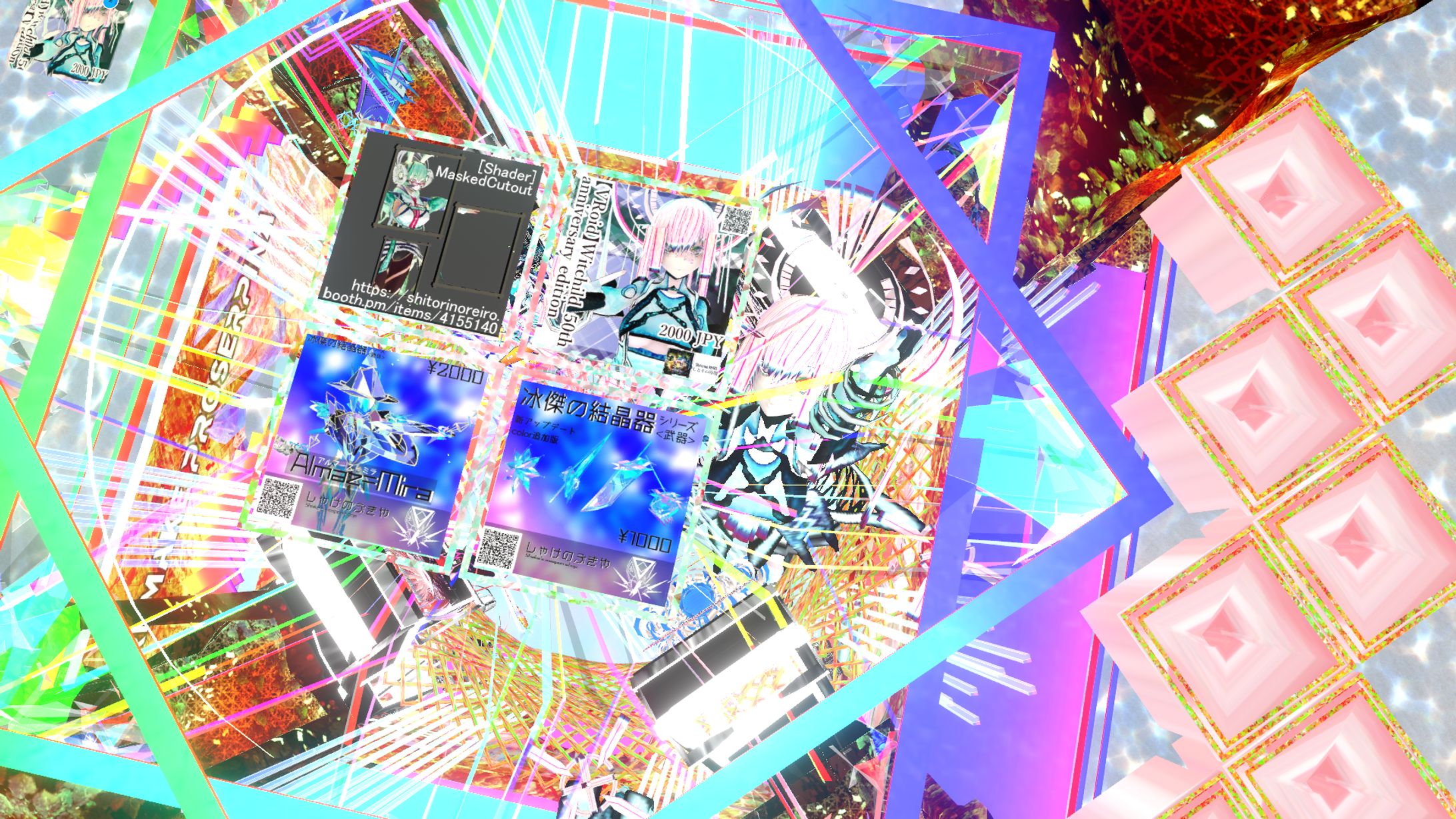 Virtual Market 2023 summer poppin' splash アクアマリンに出展しました-1
