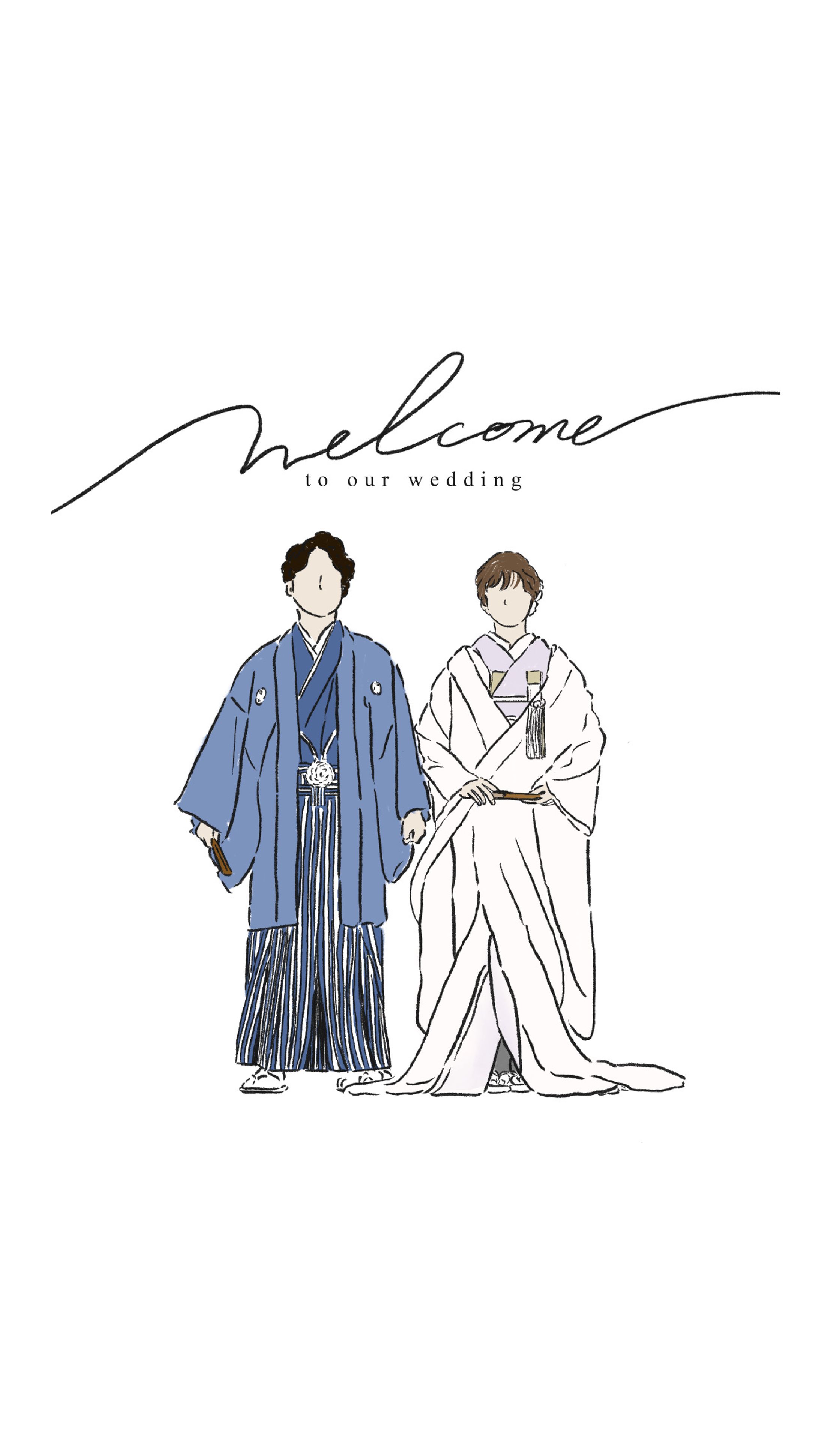 【イラスト】ウェルカムボード-1