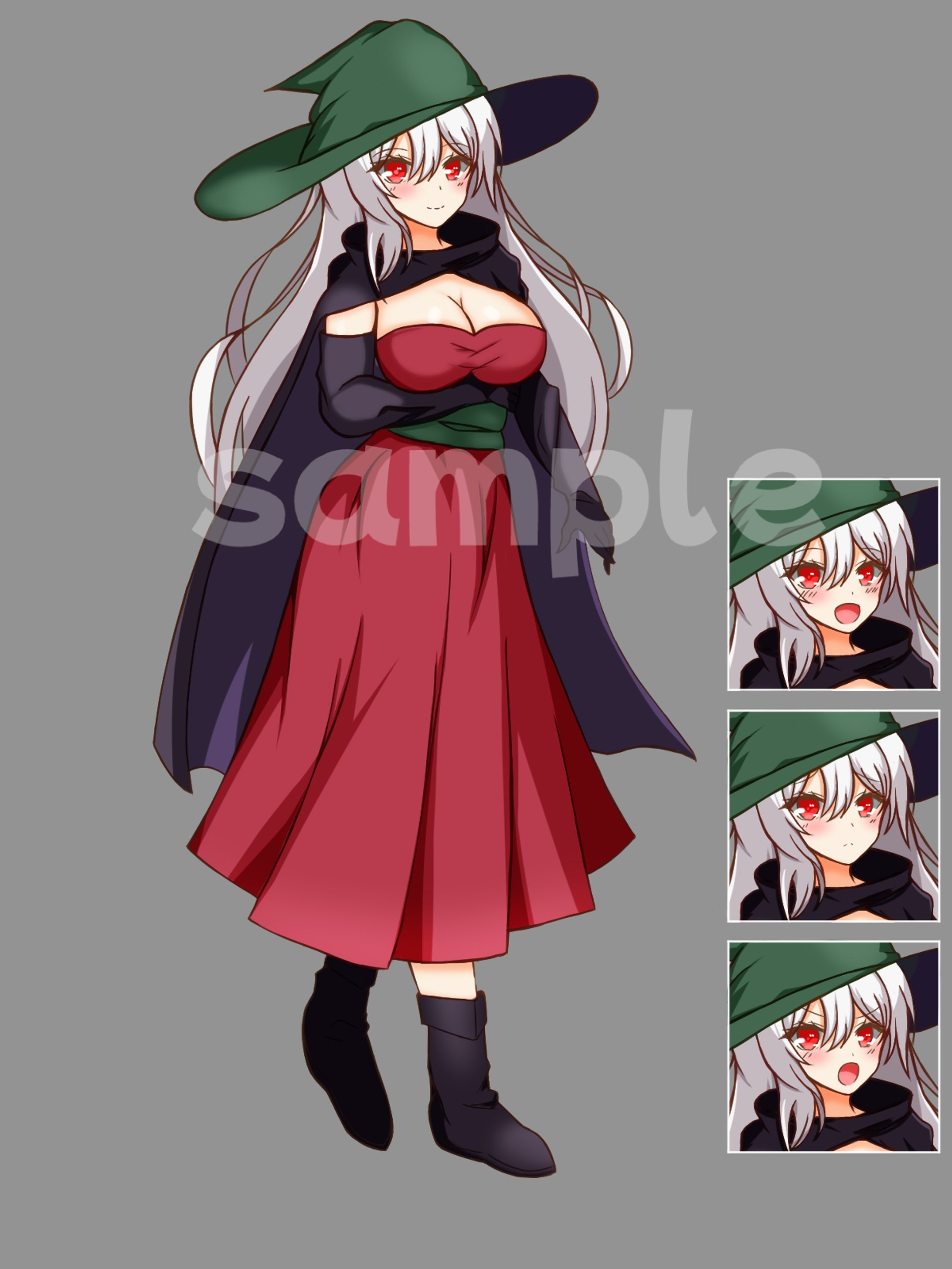 みやろく＠ゆう探様_ゲーム立ち絵キャラクターデザイン-1