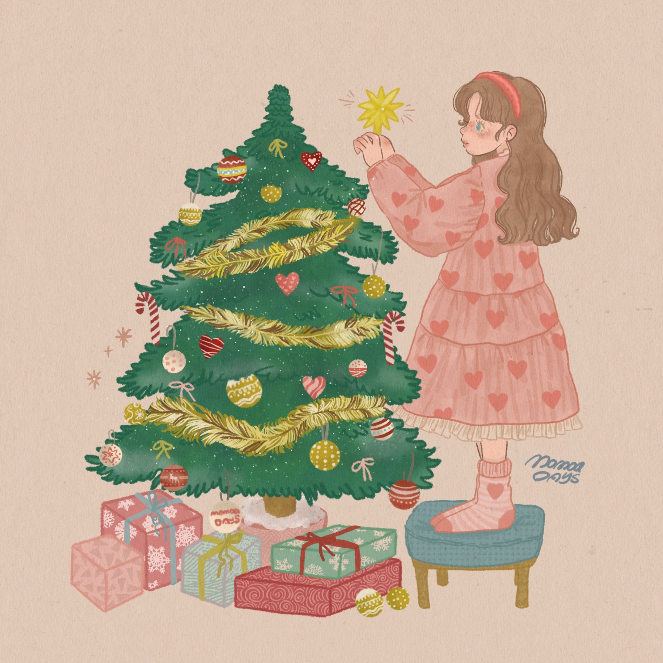 季節物イラスト（クリスマス）-1