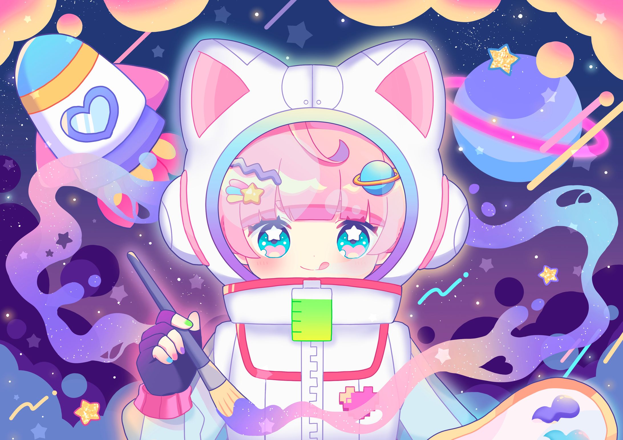 【創作】宇宙を描く-1