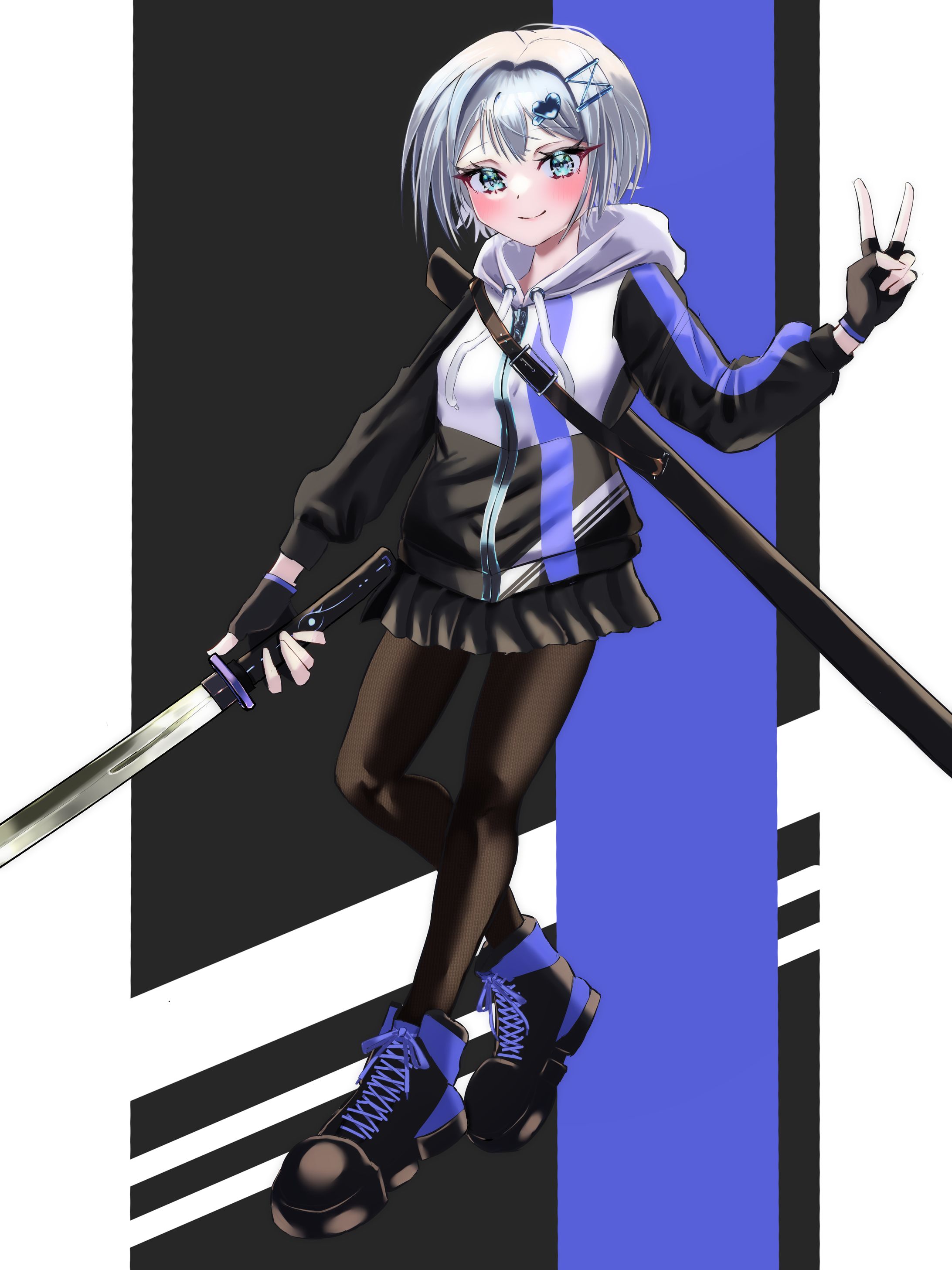 創作キャラクター「白咲　華」-1