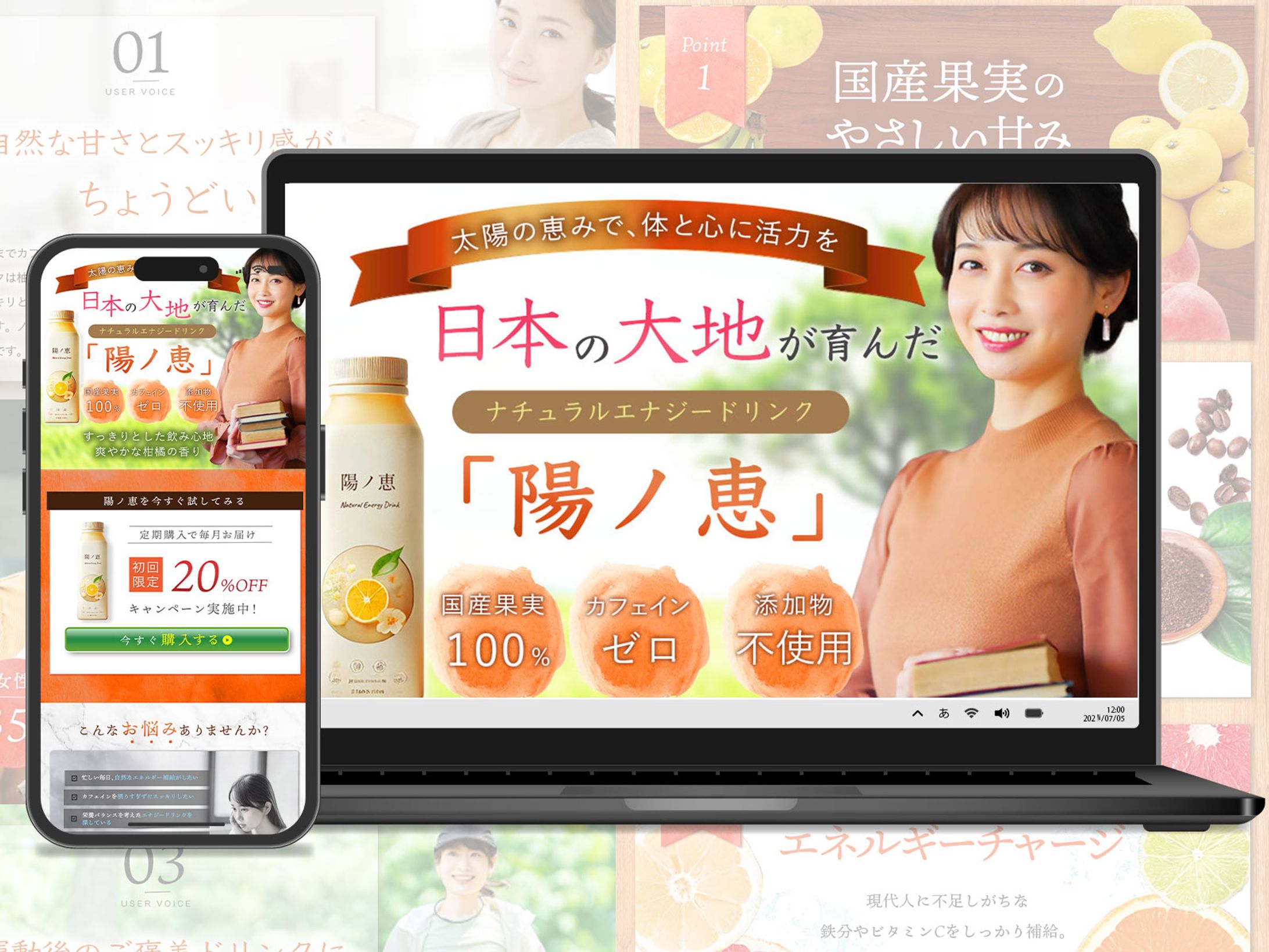 ランディングページ：食品-1