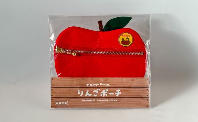 りんごポーチ