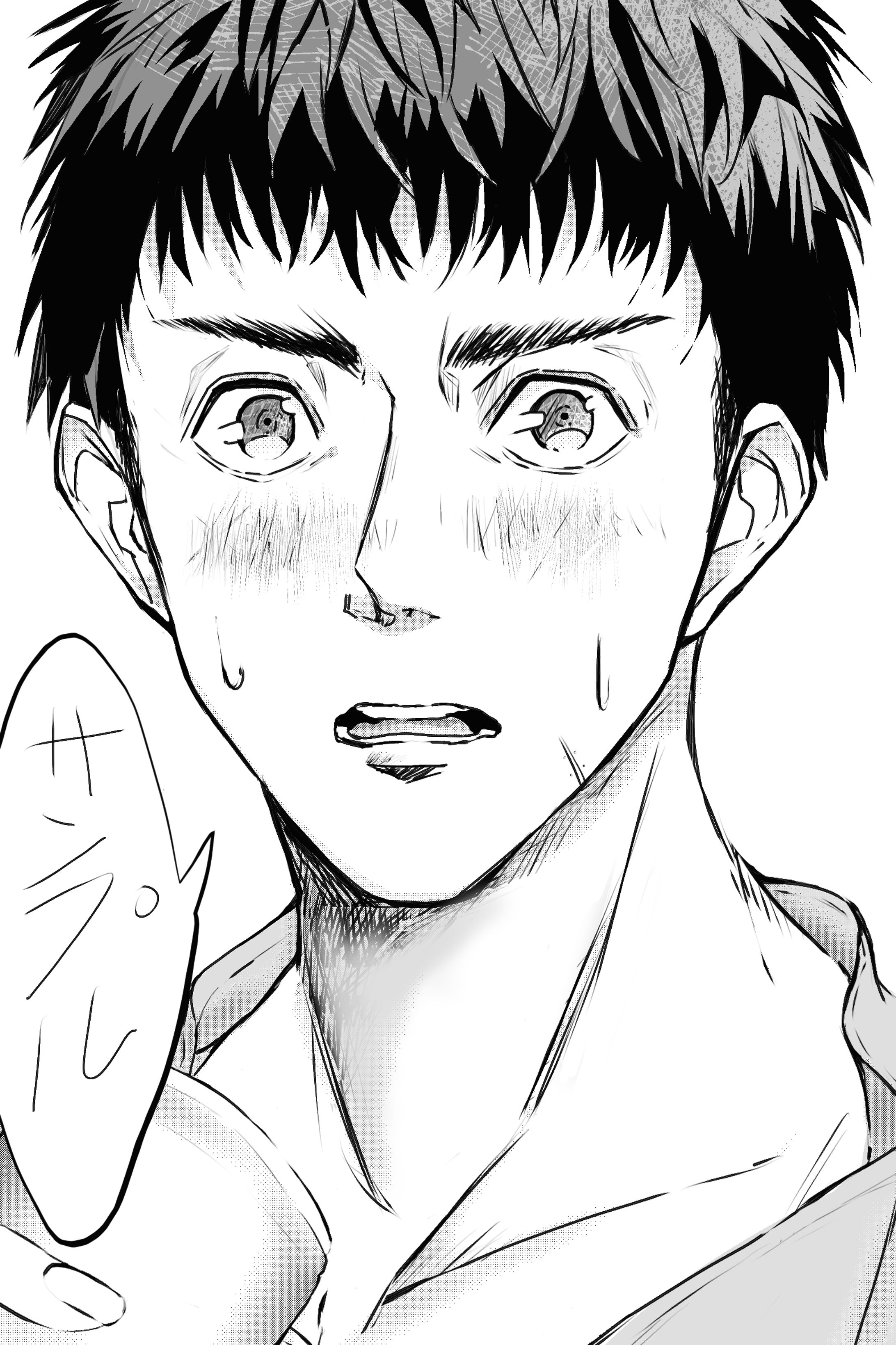 二次創作 漫画 一コマ漫画風-1