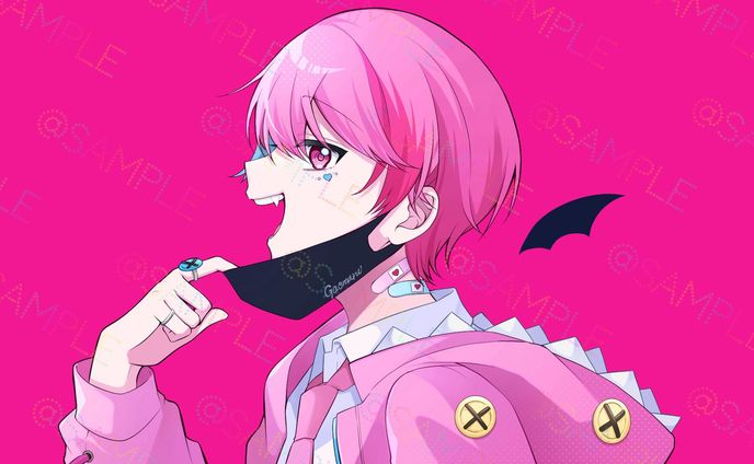 《studio Lit.》がおまる。様　「ヴァンパイア」歌ってみたMV用イラスト