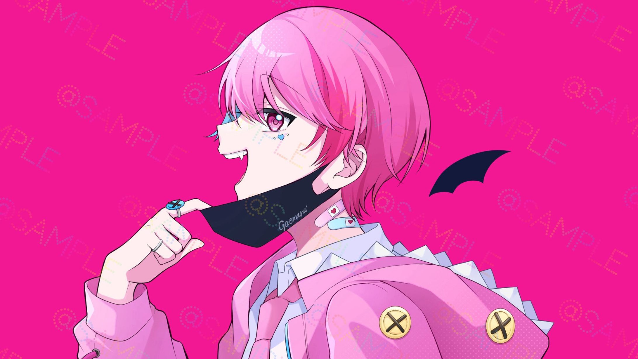 《studio Lit.》がおまる。様　「ヴァンパイア」歌ってみたMV用イラスト-1