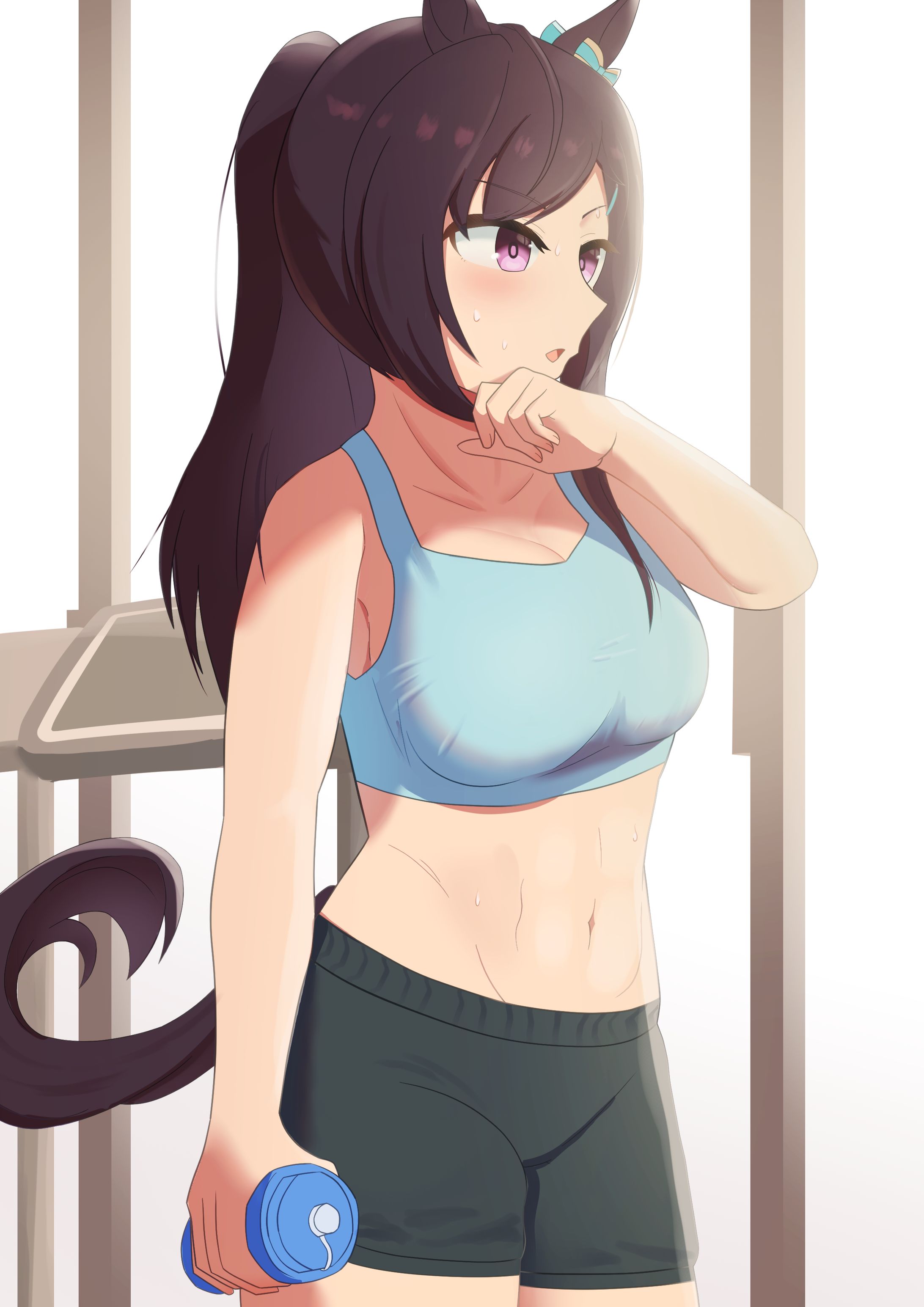 トレーニング中ドーベル-1