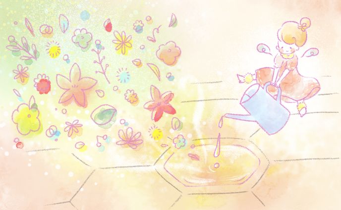 メッセージカード用イラスト