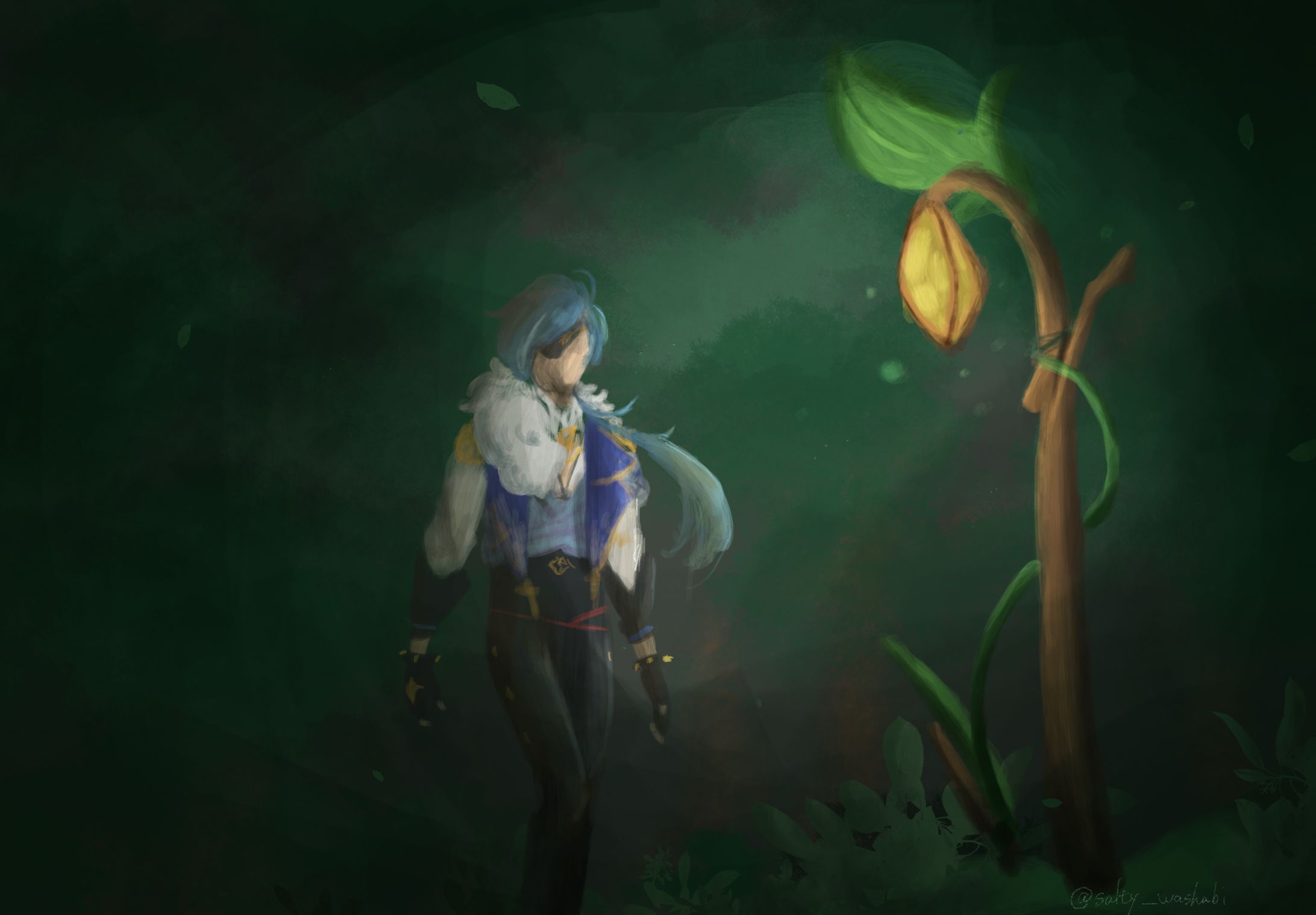 スメールの旅路1：原神ファンアート-1