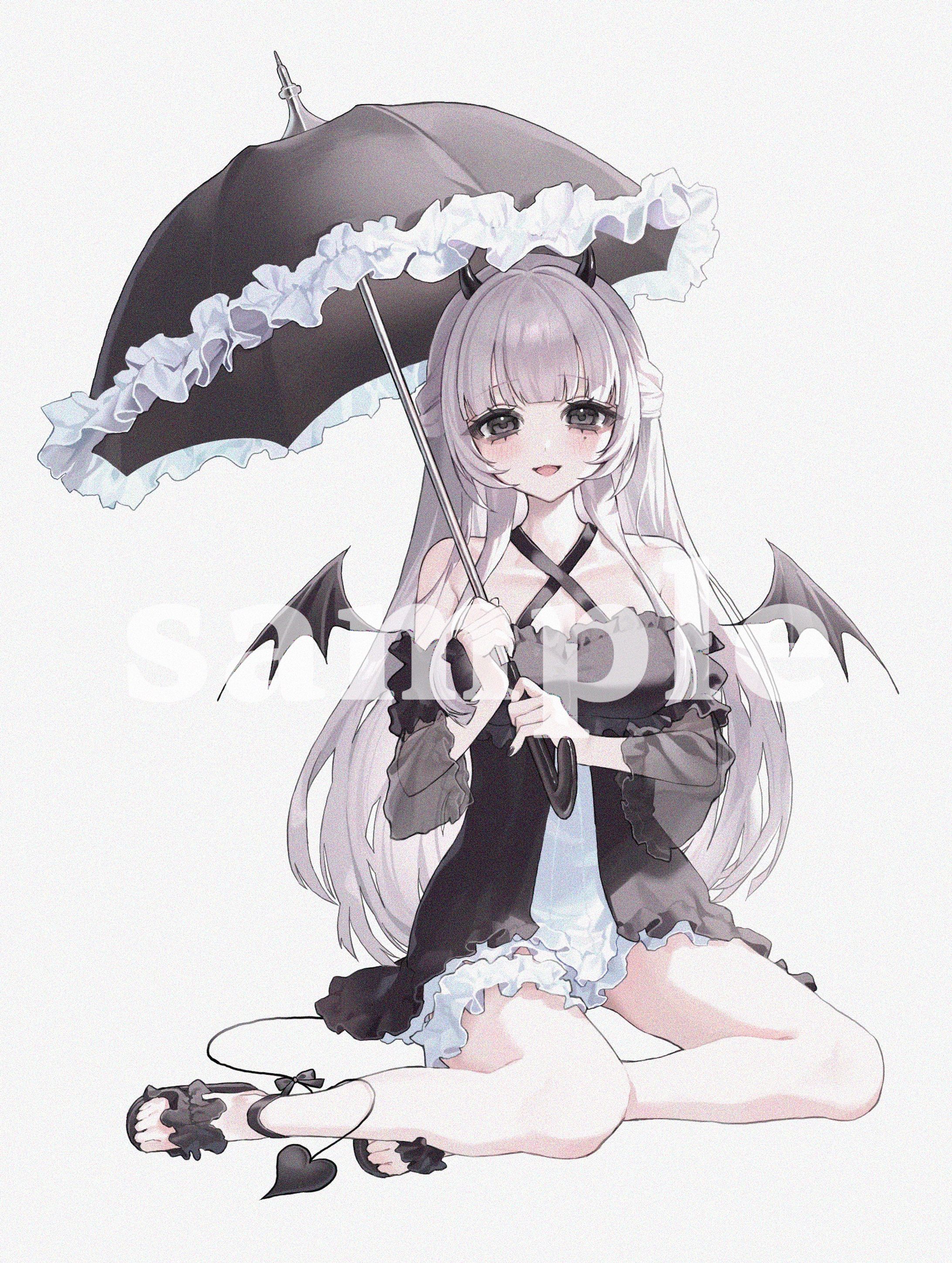 IRIAM立ち絵/黒間れい-1