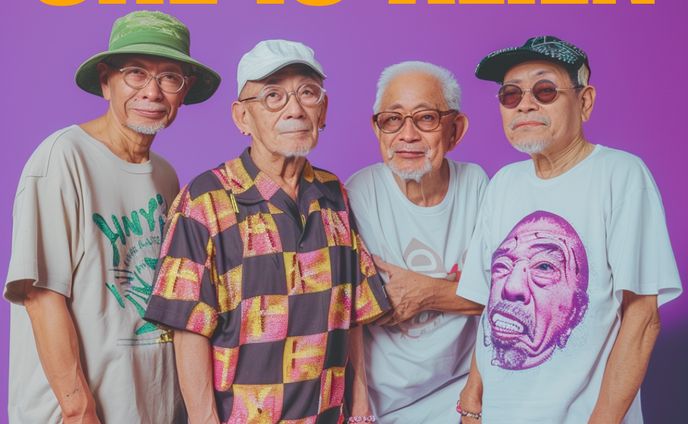 【AIおじいちゃんシリーズ】ジャケ写