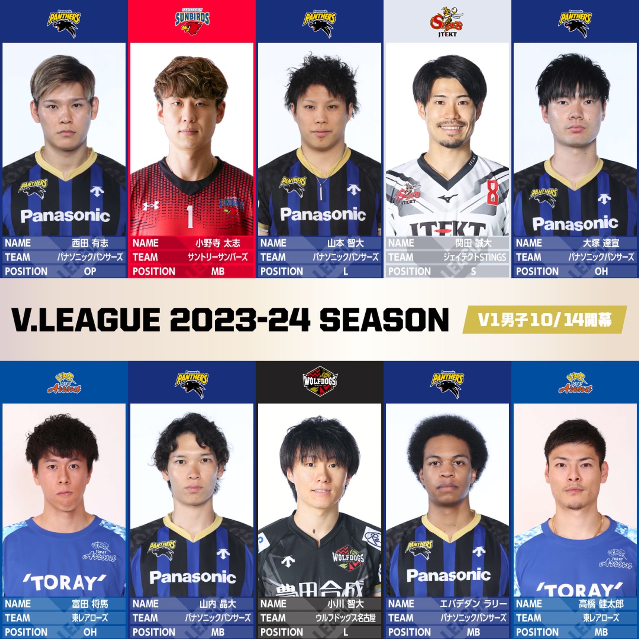 スポカレ・V LEAGUE：スポカレアプリ内V LEAGUE開幕告知バナー-1