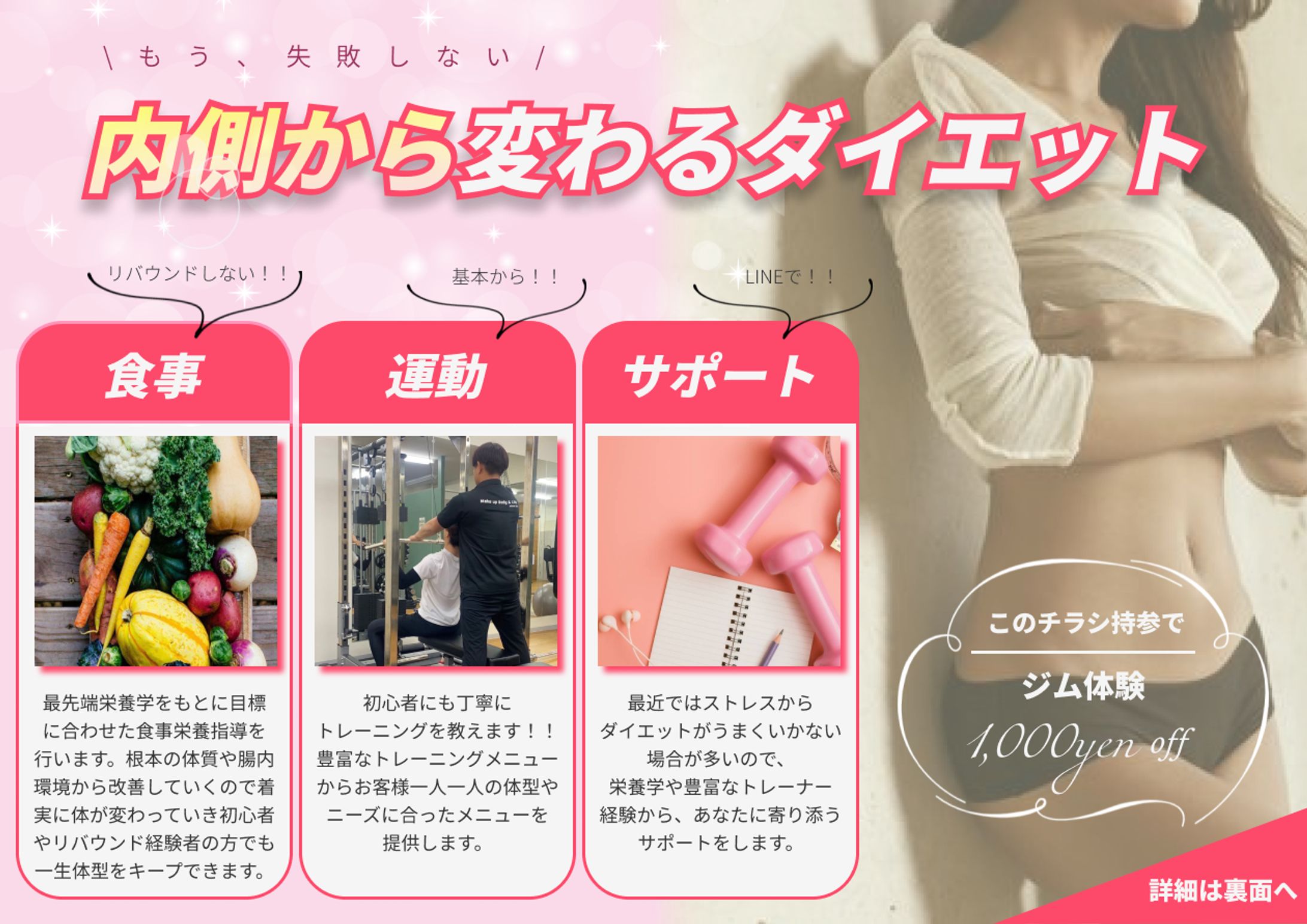 パーソナルトレーニングチラシ-1