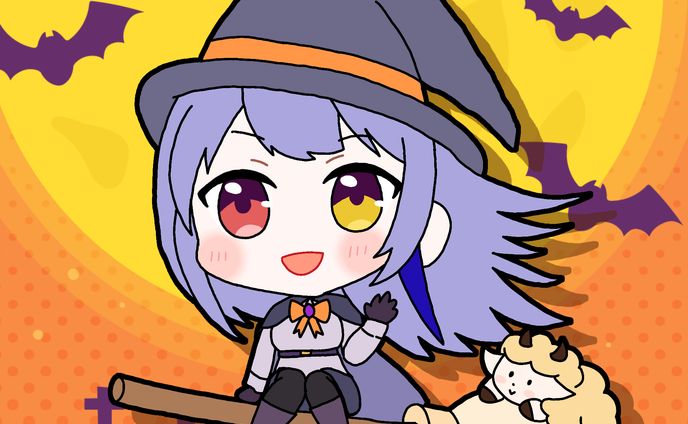 夢見イトハロウィンイラスト