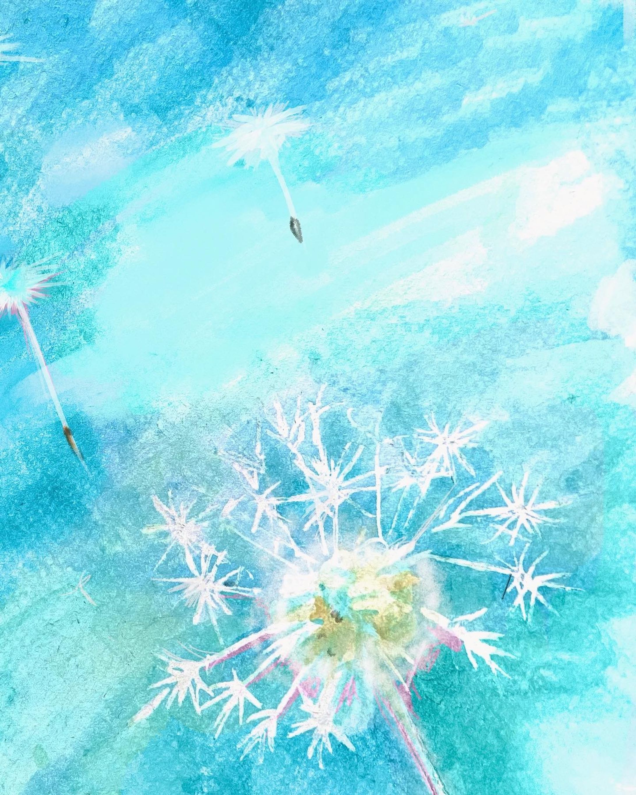 わたげ

 #イラスト
  #水彩
 #おえかきぐらむ 
 #水彩イラスト-1