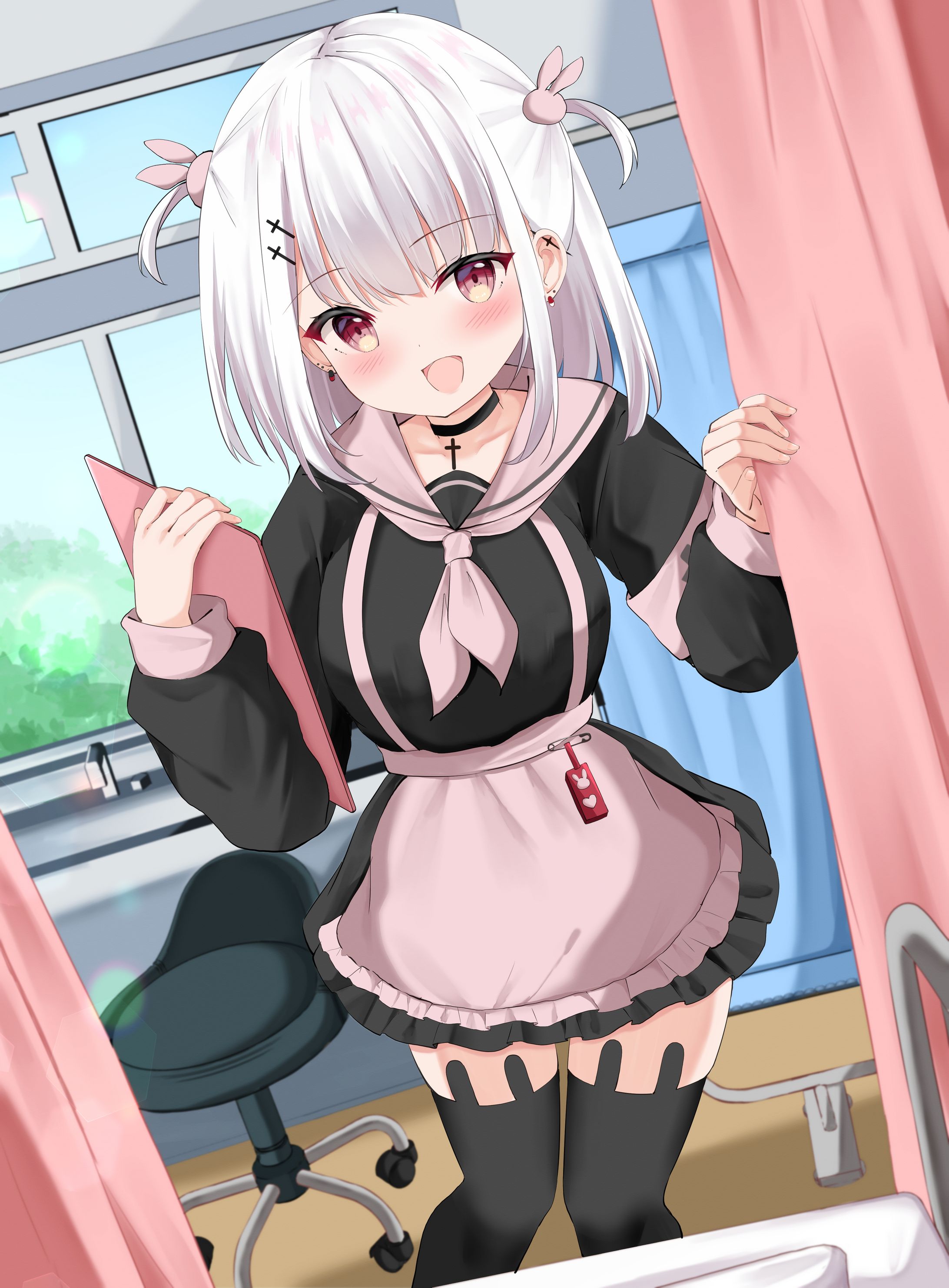 配信活動イラスト/白瀬こゆ-1
