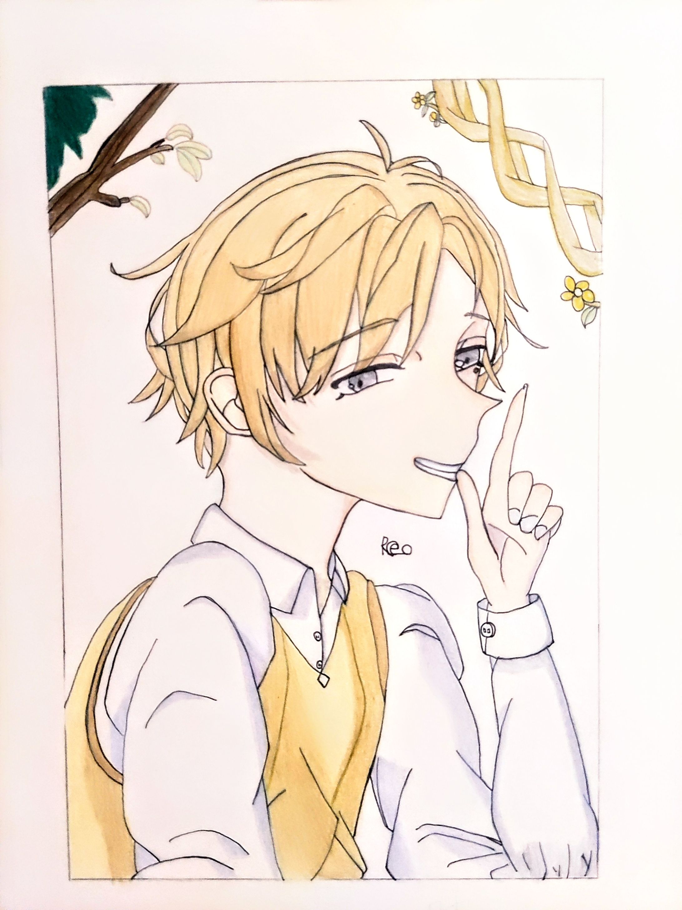 叶さん描きました〜-1