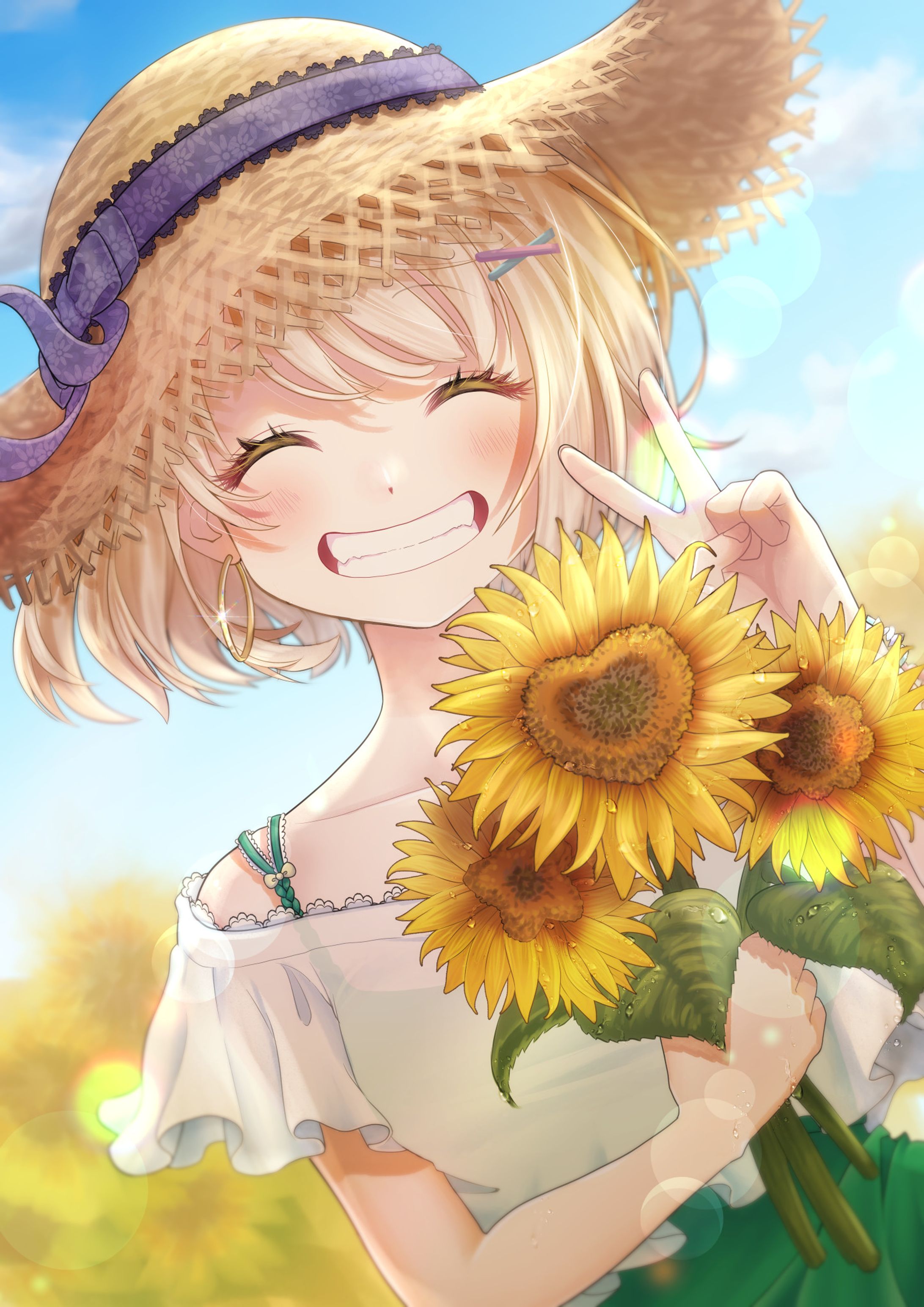 盛夏に咲く 一輪の-1
