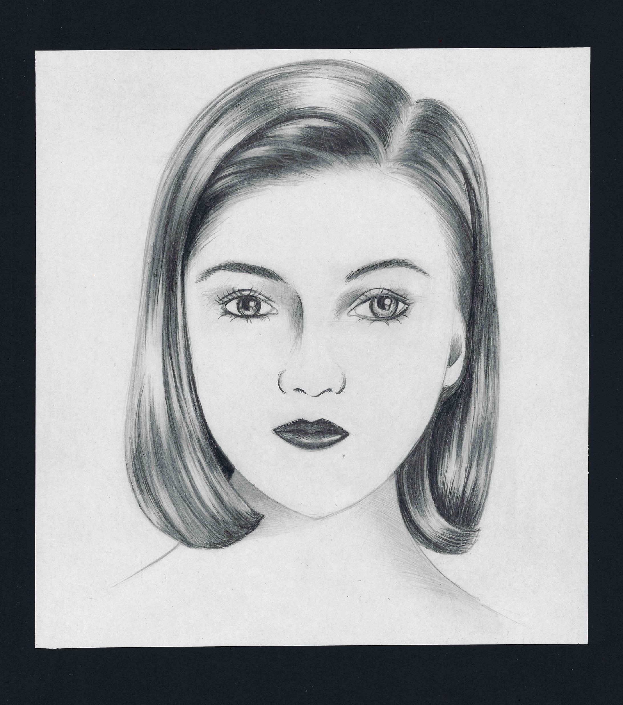 模写　鉛筆のみ使用-1