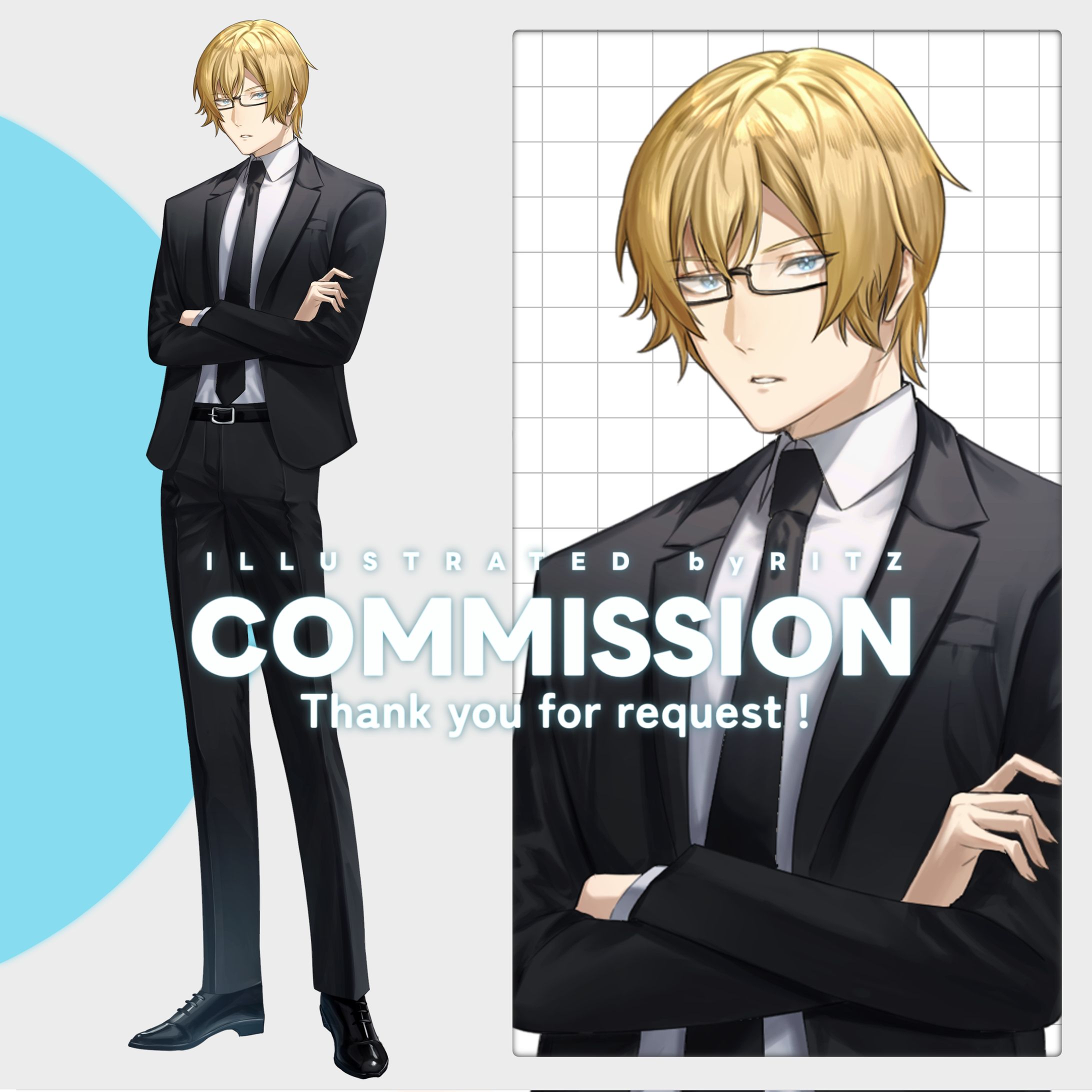 【ご依頼品】TRPG用 立ち絵制作 11-1