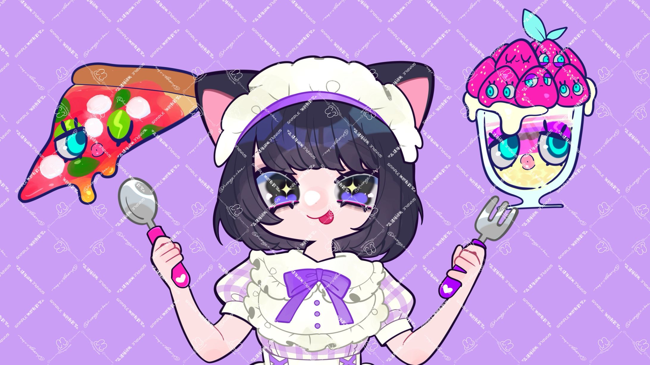 っょぃ様(パフェとピザのみデザイン)-1