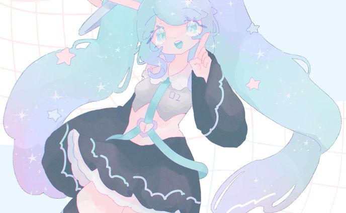 ミクの日ファンアート