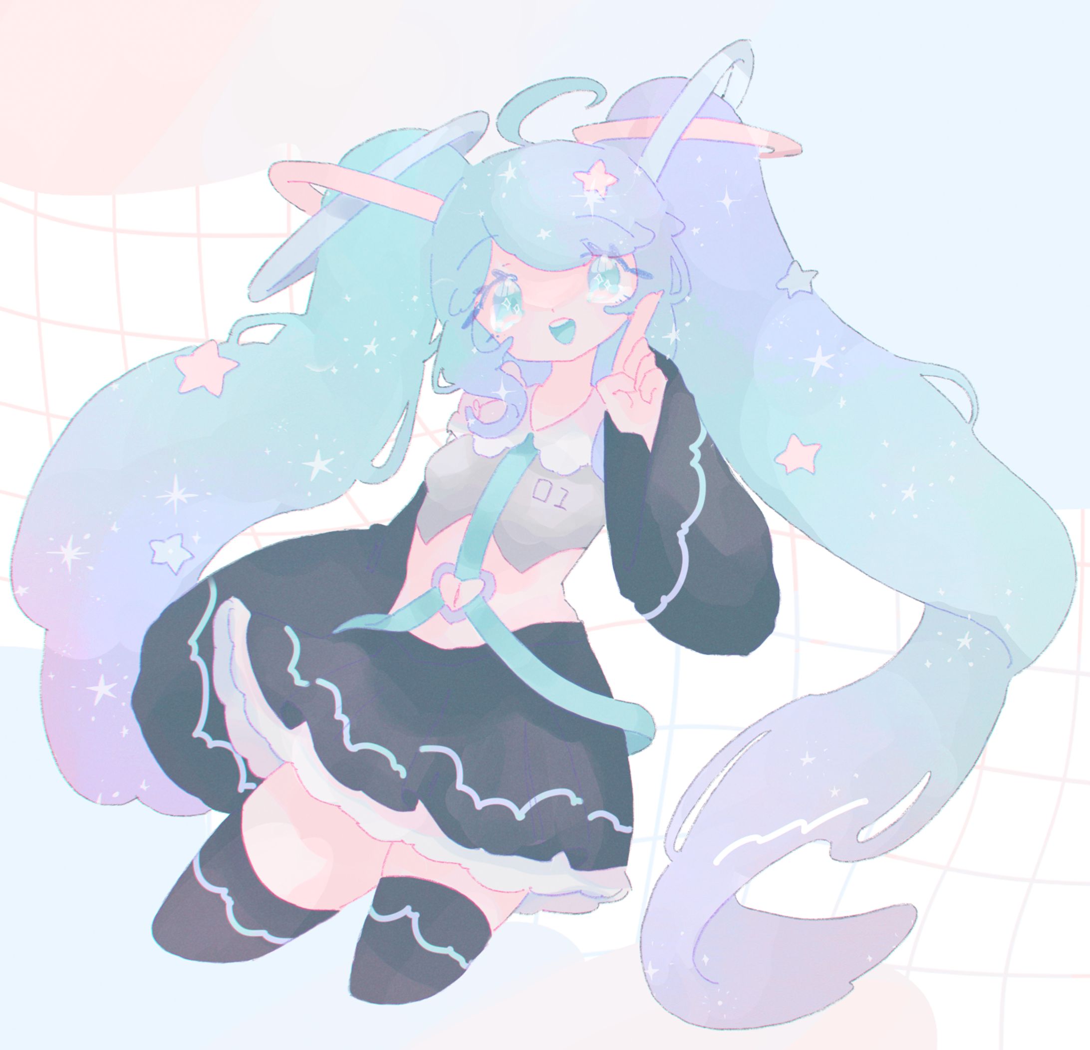 ミクの日ファンアート-1