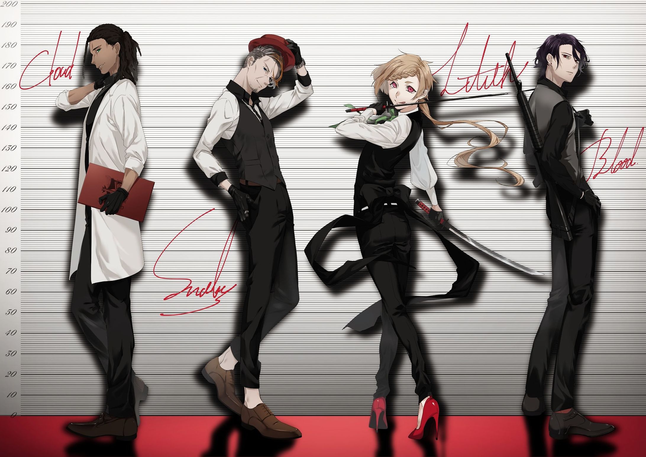 【OC】マフィアキャラクターデザイン-1