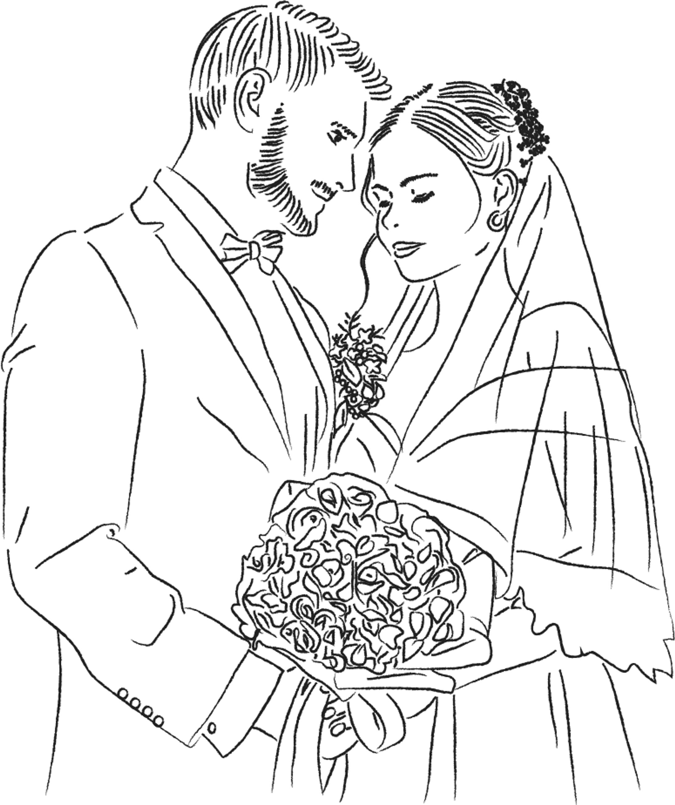 ウェディングイラスト2-1