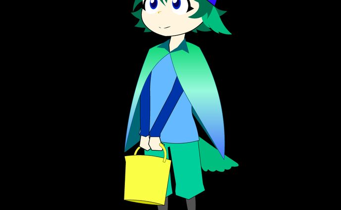 ハチドリキャラクター１