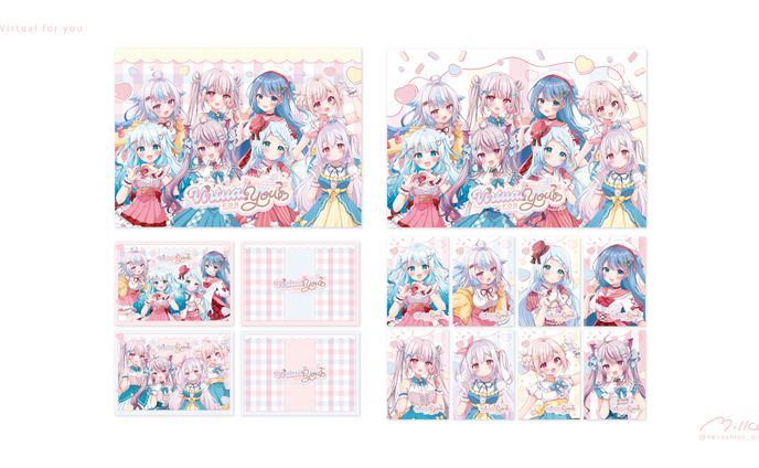 Virtual for you グッズデザイン