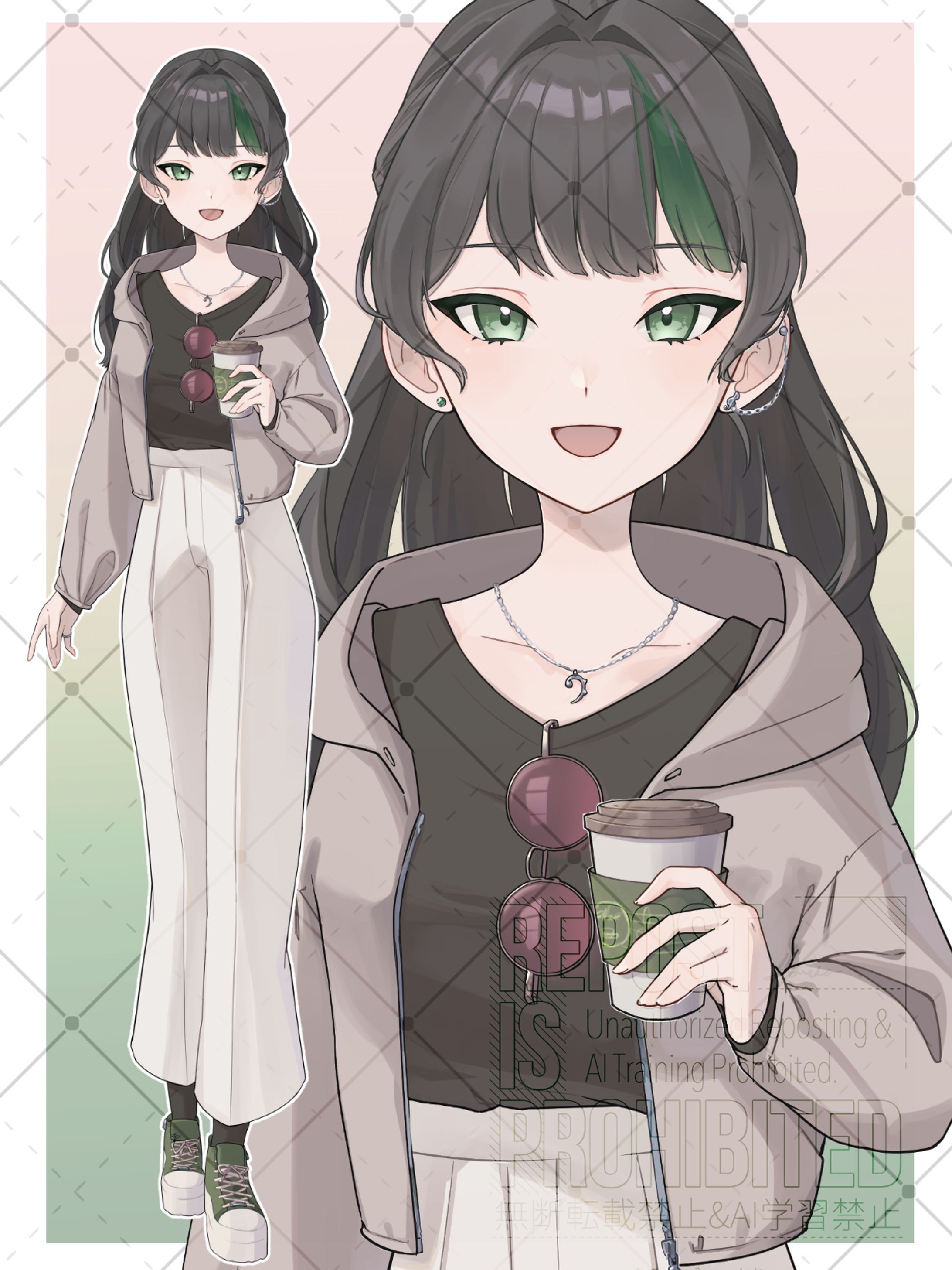 ＜commission＞IRIAM用立ち絵/堤音葉様-1