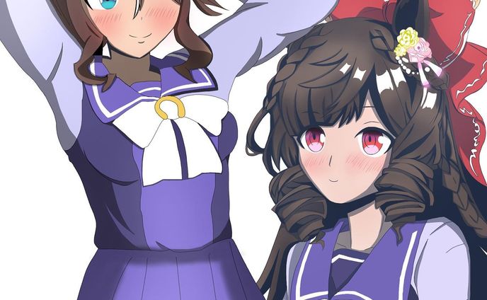 #ウマ娘　#ウマ娘好きと繋がりたい #イラスト
#メジロパーマー　#ダイイチルビー