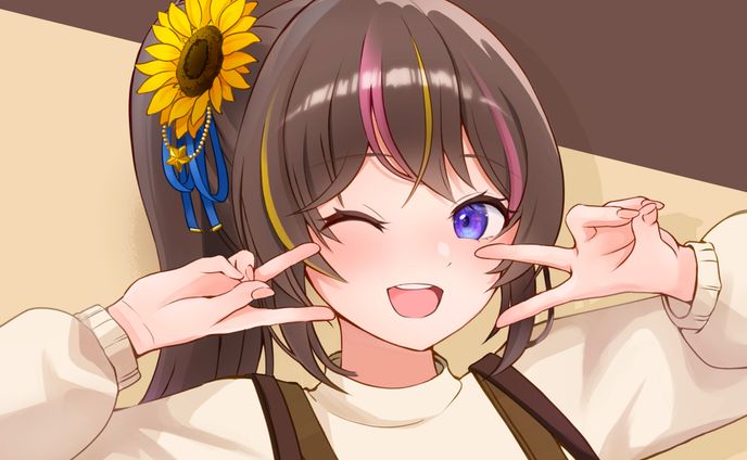 まるたにあやの様　限定グッズ用イラスト（全身）