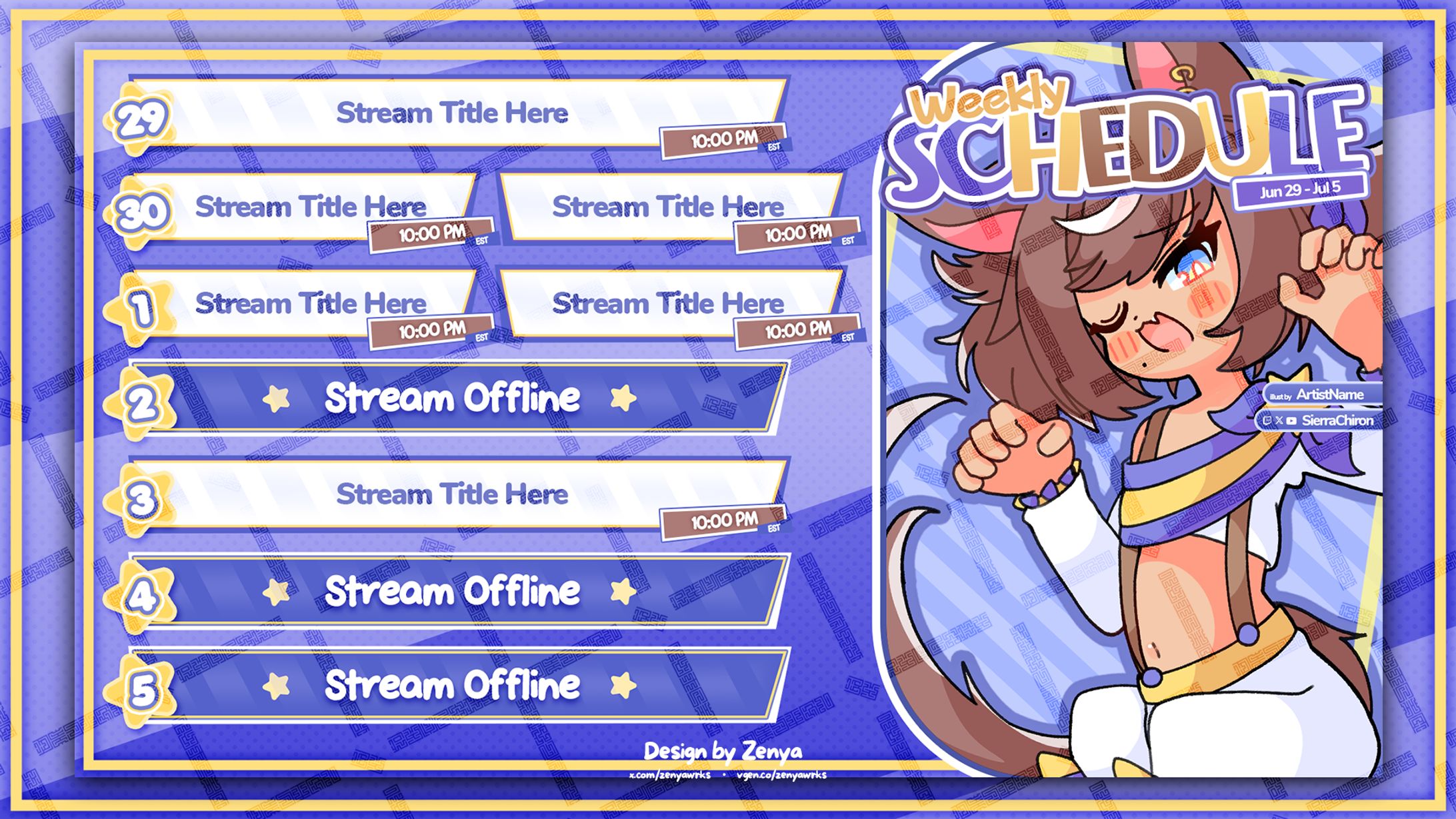 Sierra Chiron's Schedule Design-1