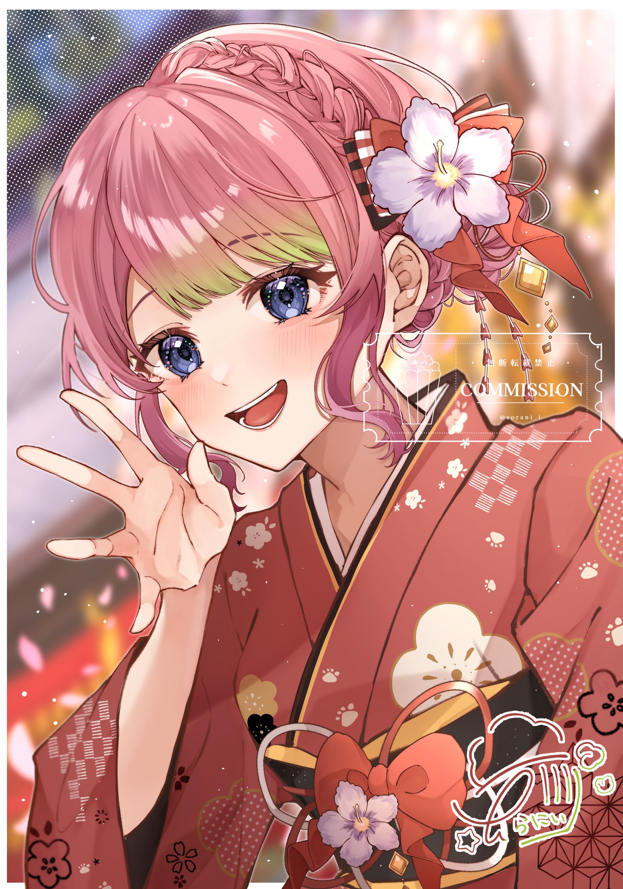 神花ちさと様┆ラフイラスト納品-1