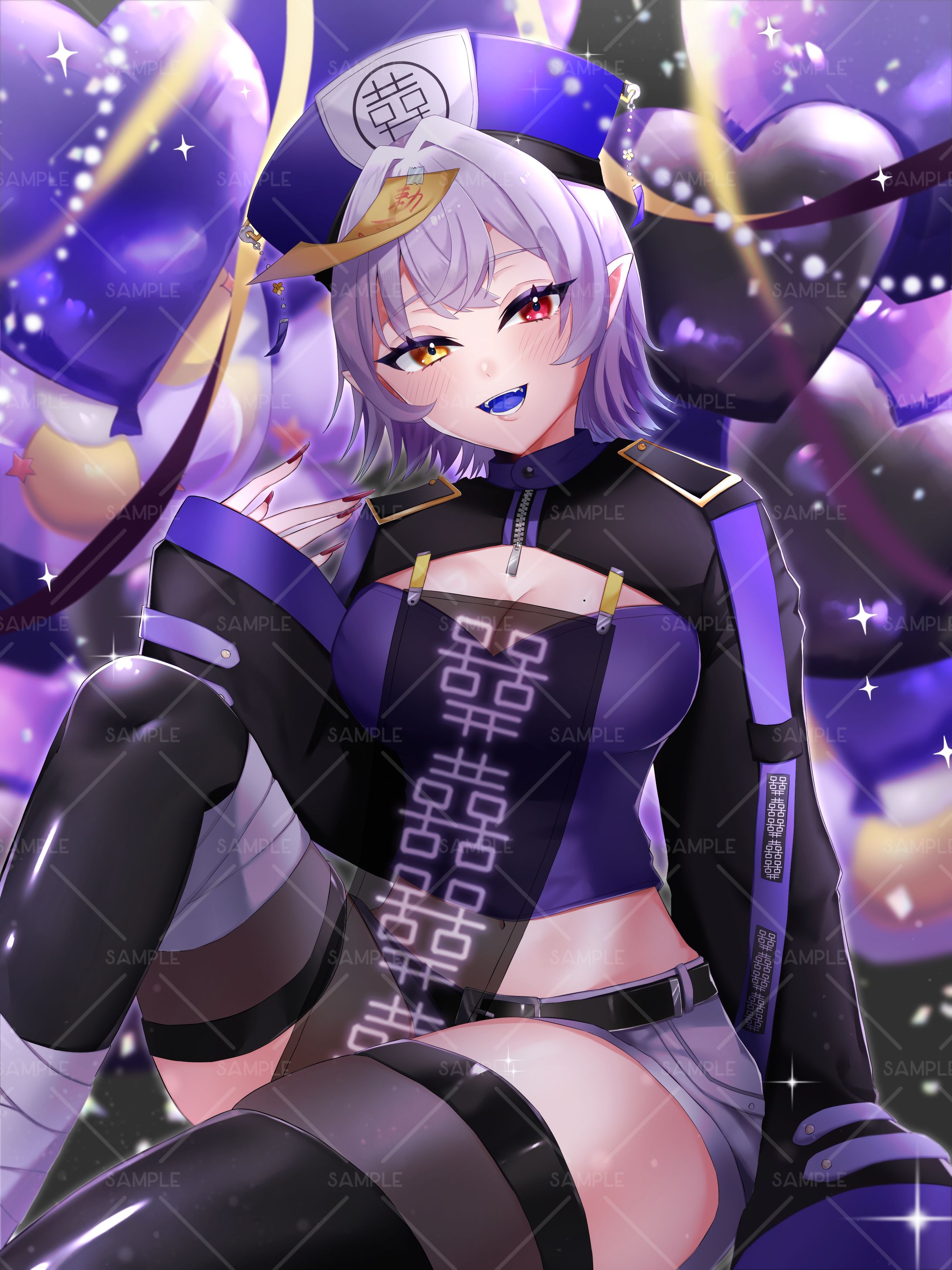 【イラスト】夜雀 かがち様 お誕生日用一枚絵-1