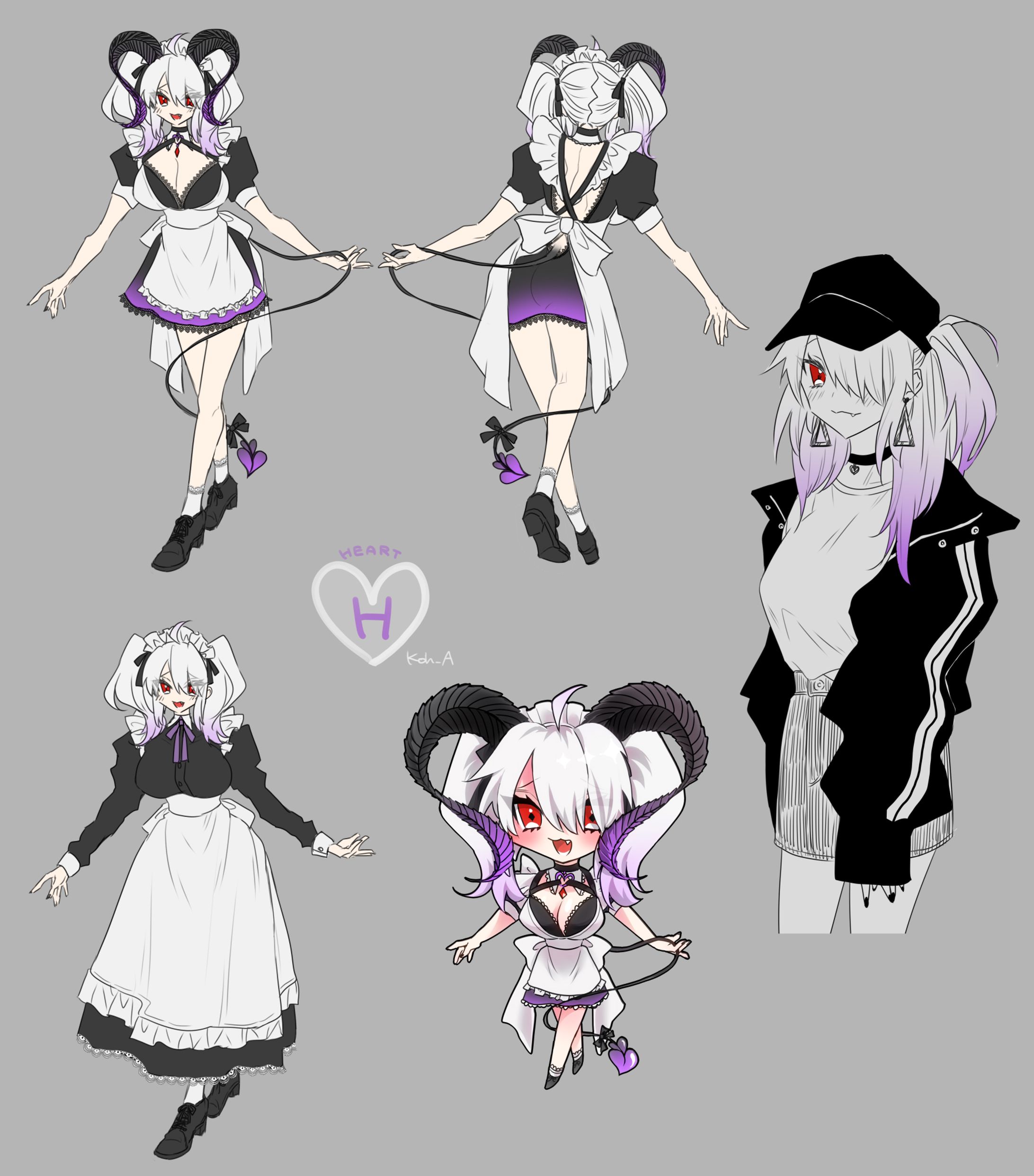 OC立ち絵／衣装差分／SDサンプル-1