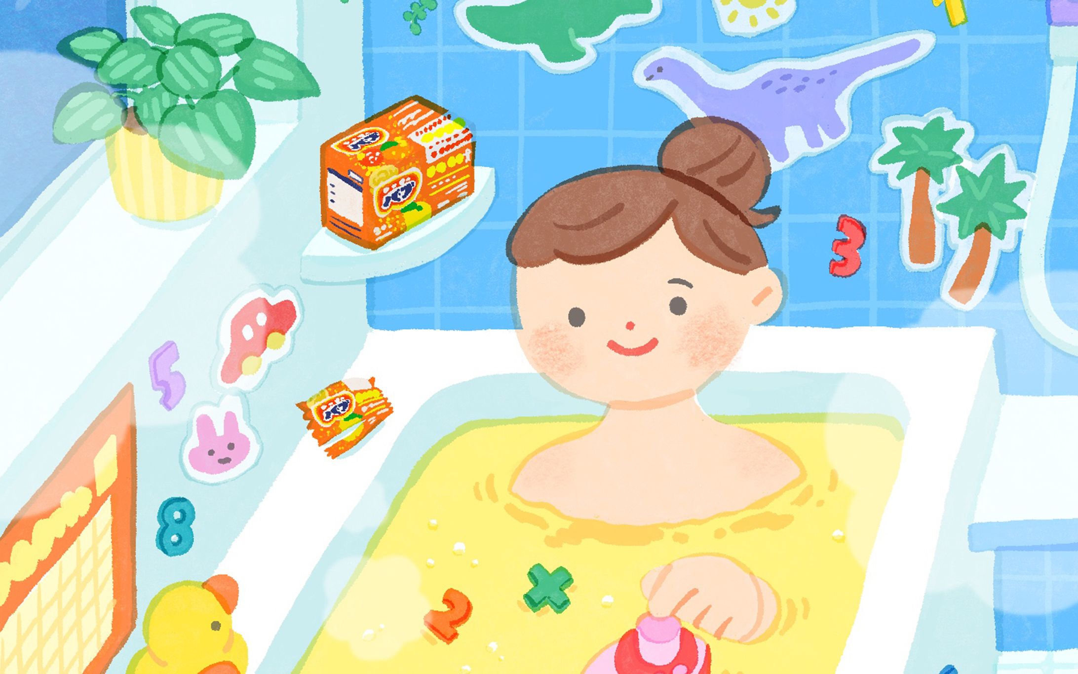 「バブの日」コラボイラスト｜PR-1